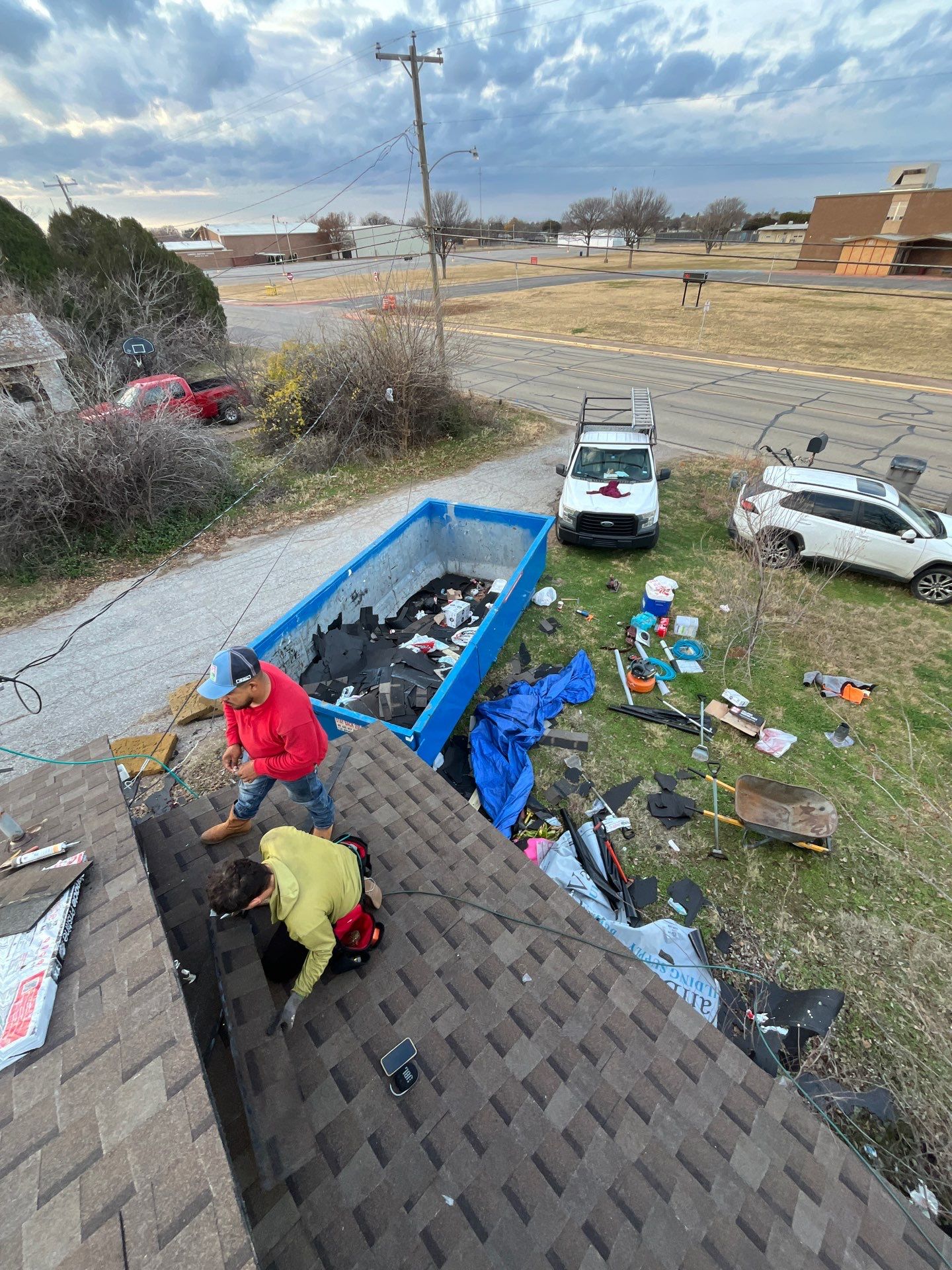 Reroof After Hail Storm -Atlas Pinnacle  by Berry Good Roofing 