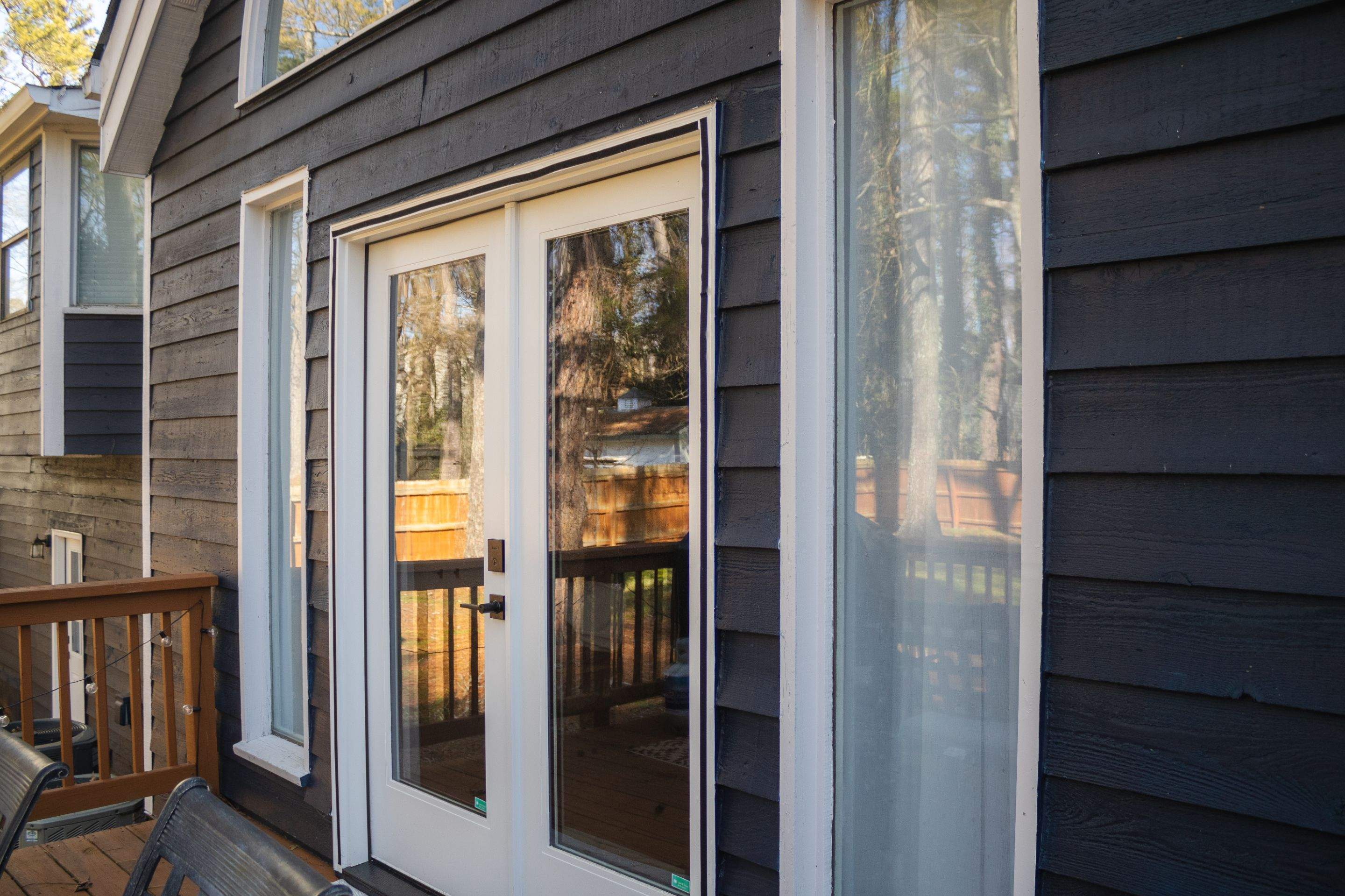 Three Door Installations using Harris Fiberglass Doors by Nelson Exteriors