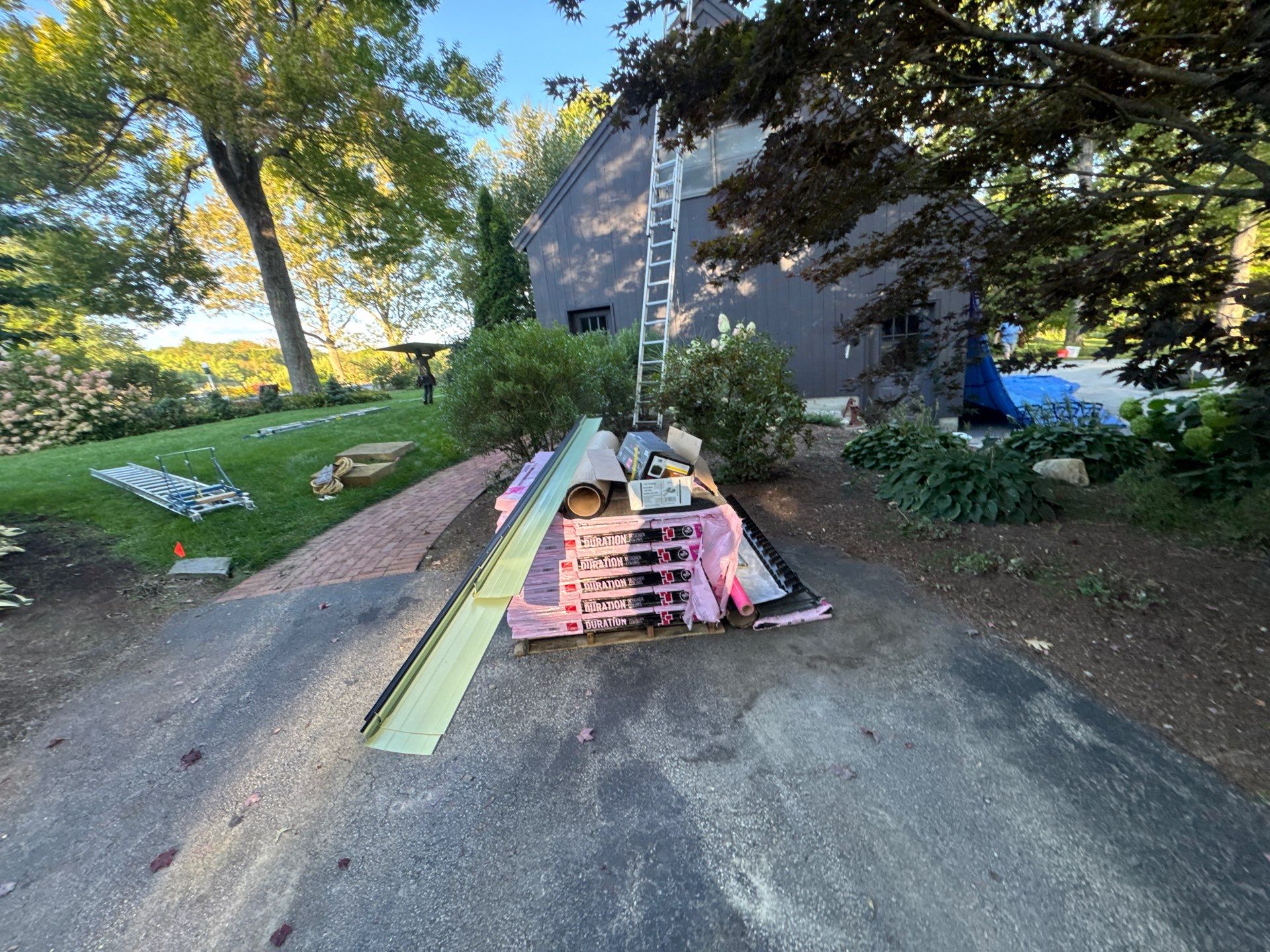 Garage & Barn Roof Replacement in Greenfield, NH | Owens Corning Shingles by Adam Vaillancourt Roofing LLC