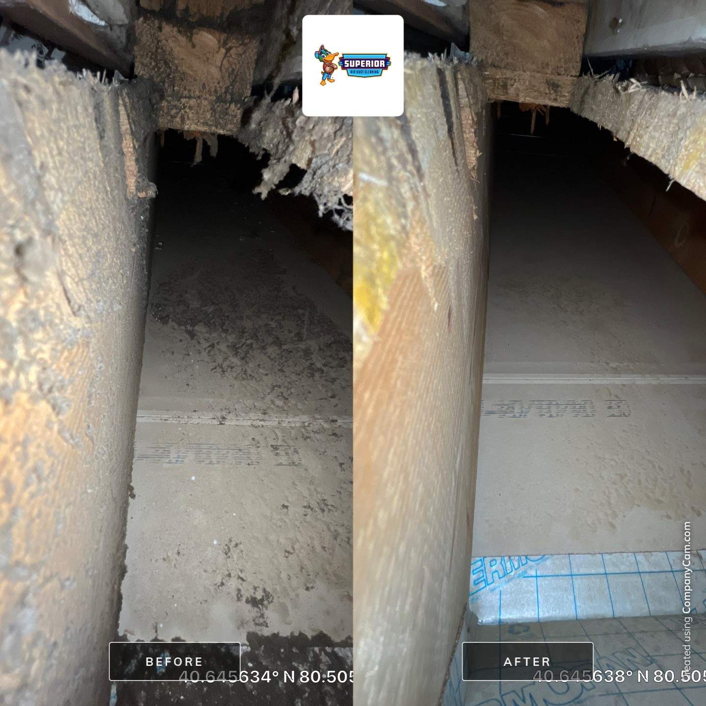 Air Duct Cleaning With a Vacuum Truck in Midland, PA by Superior Air Duct Cleaning