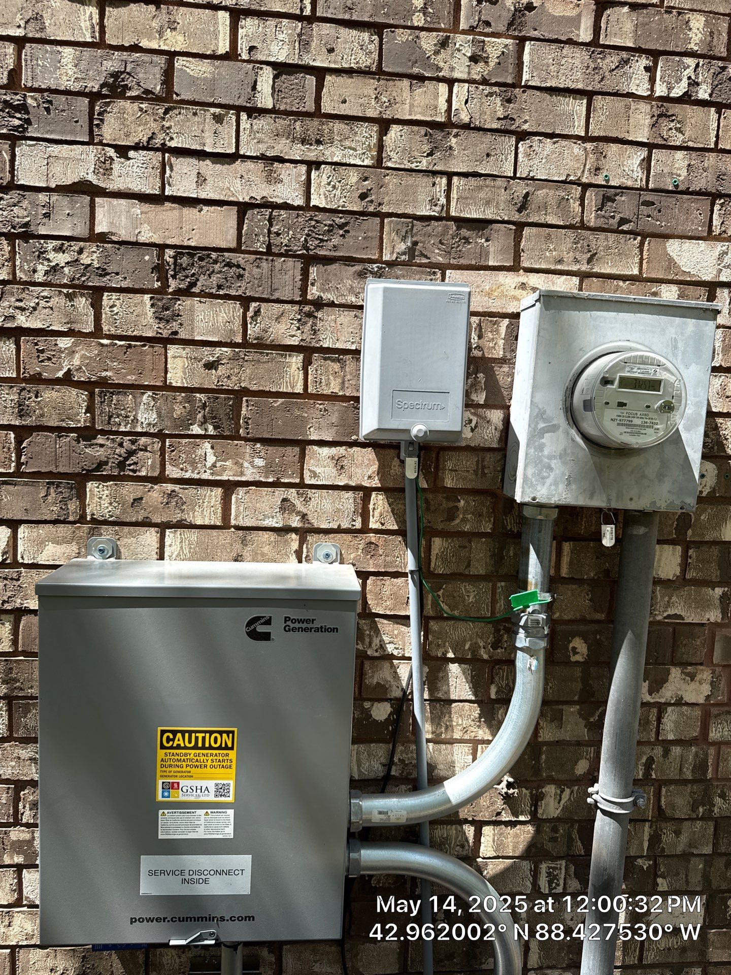 Cummins 17kW Generator Installation with 200A Transfer Switch – Dousman, WI by GSHA Services LTD