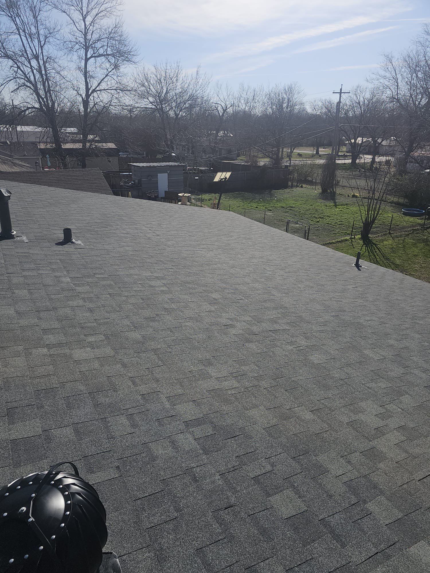 Storm damage restoration project by In & Out Construction & Remodeling, LLC
