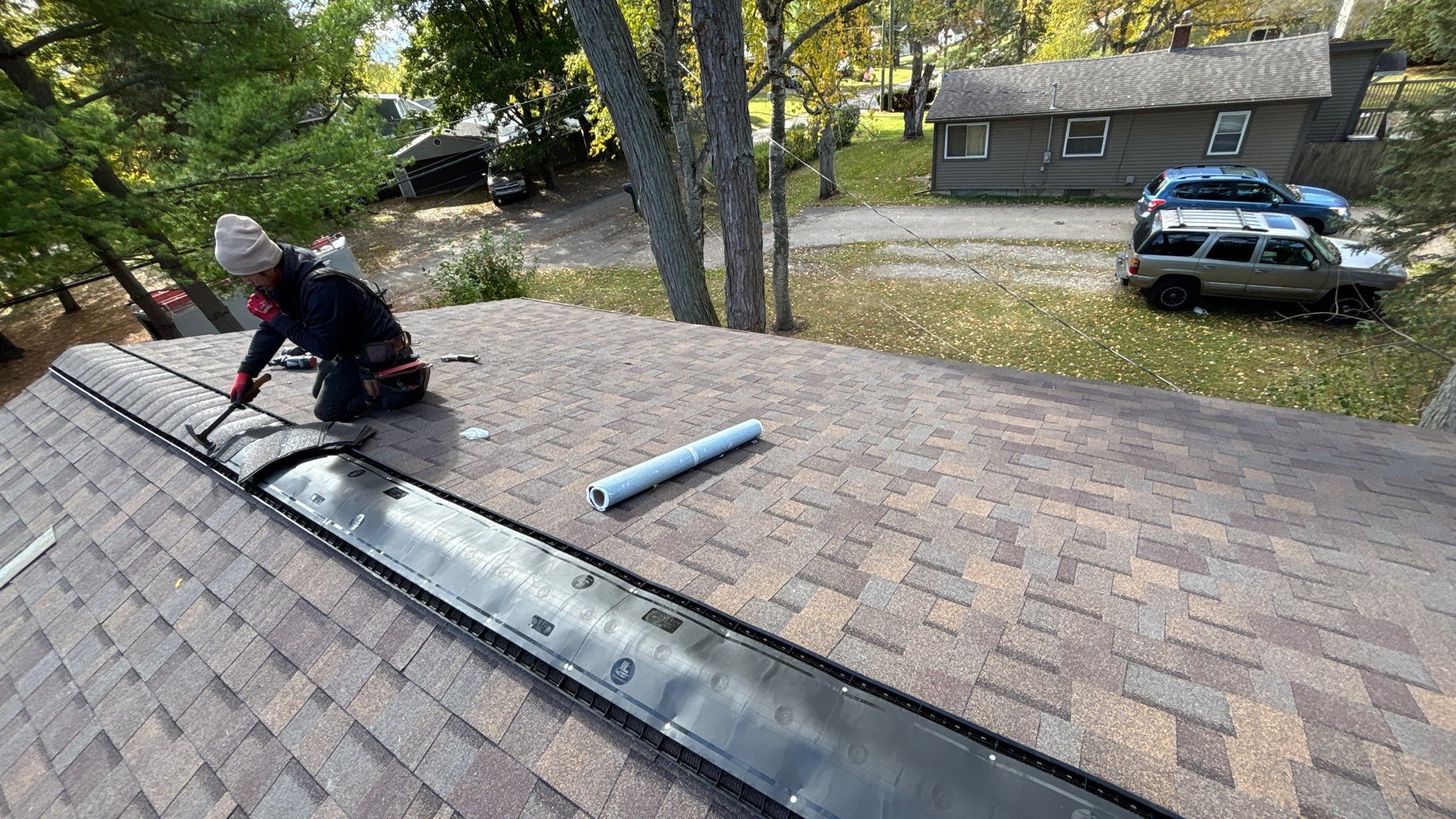 Roof Replacement using Owens Corning Teak by 180 Contractors