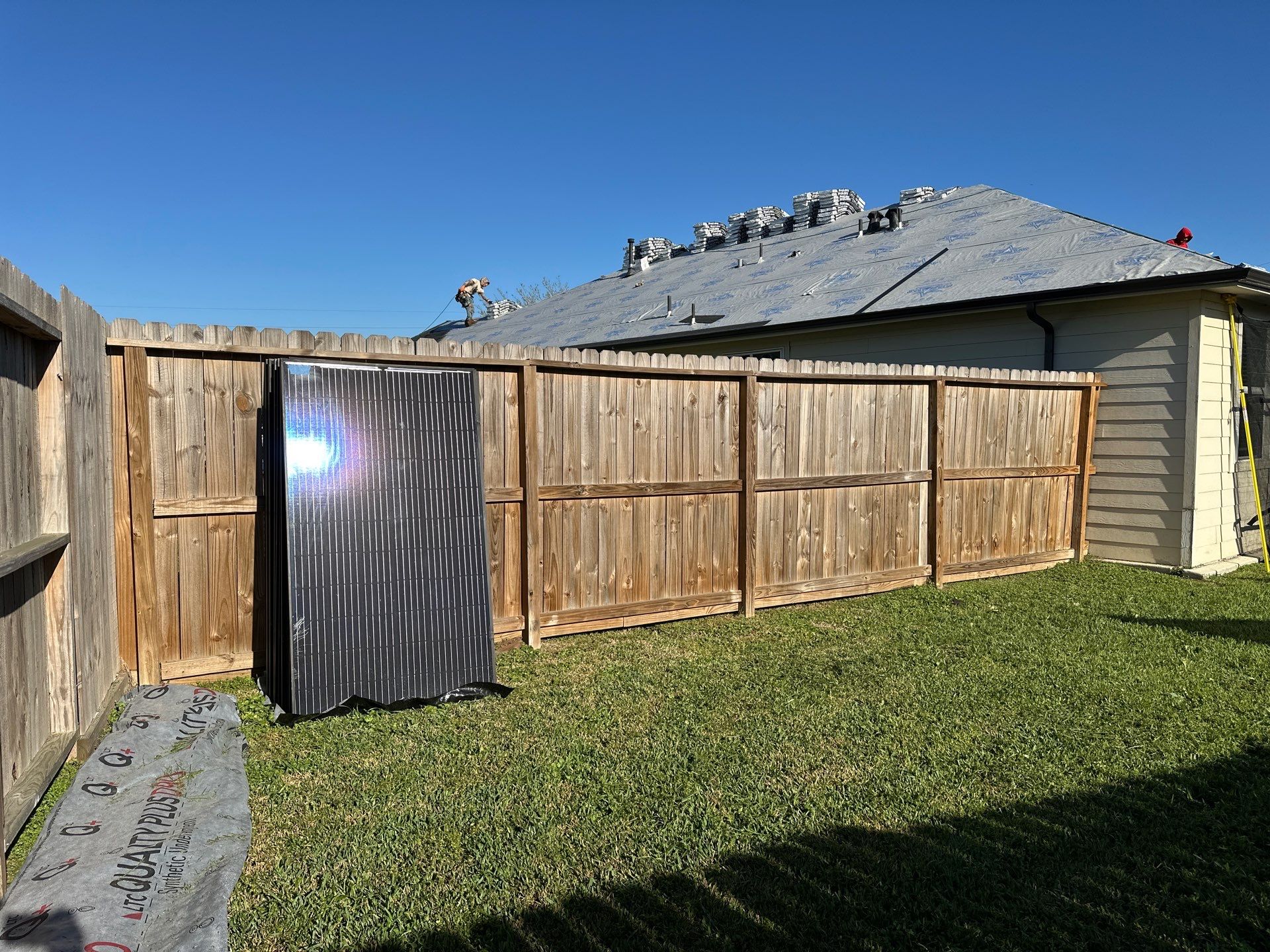 Project in Houston by Motion Roofing