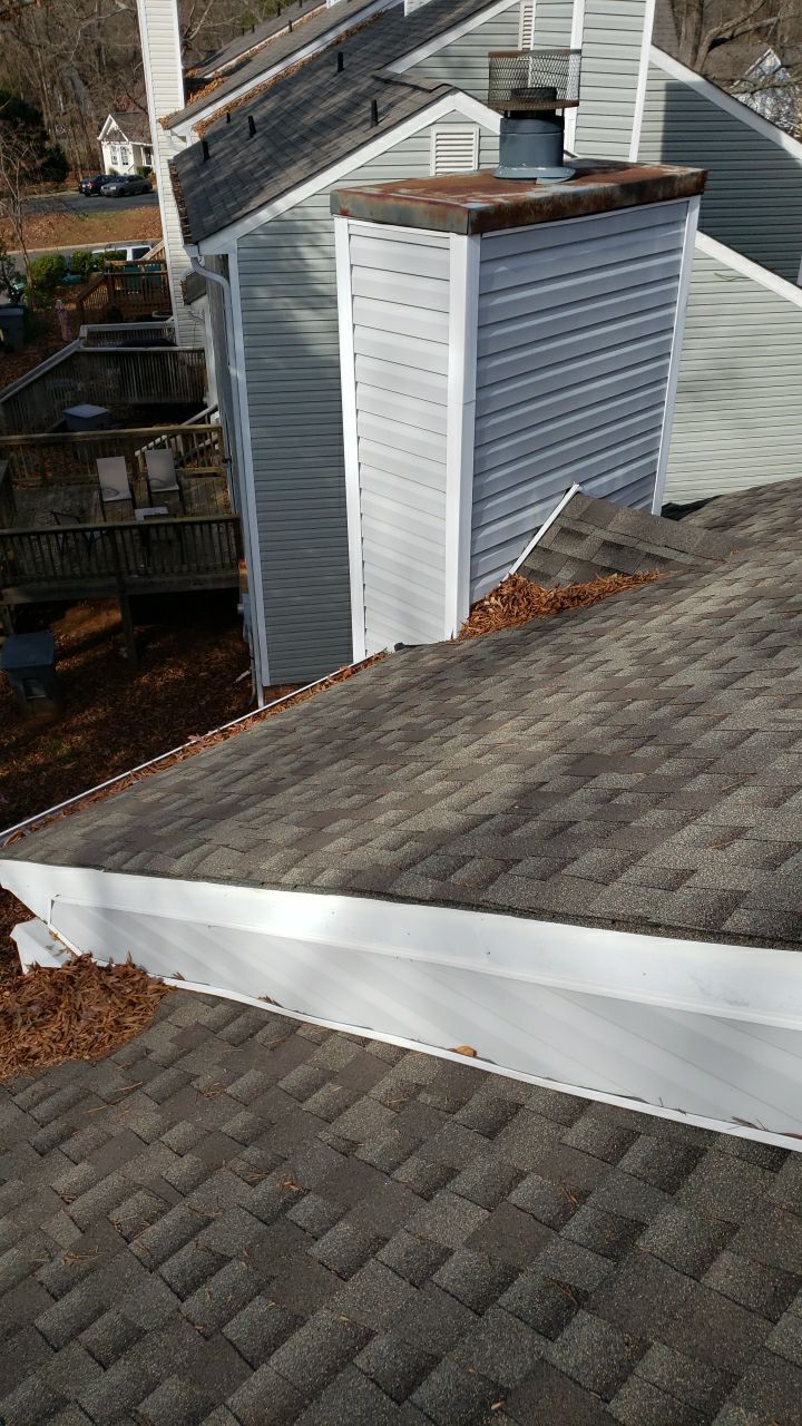 Gutter Cleaning using water by Power Wash Masters LLC