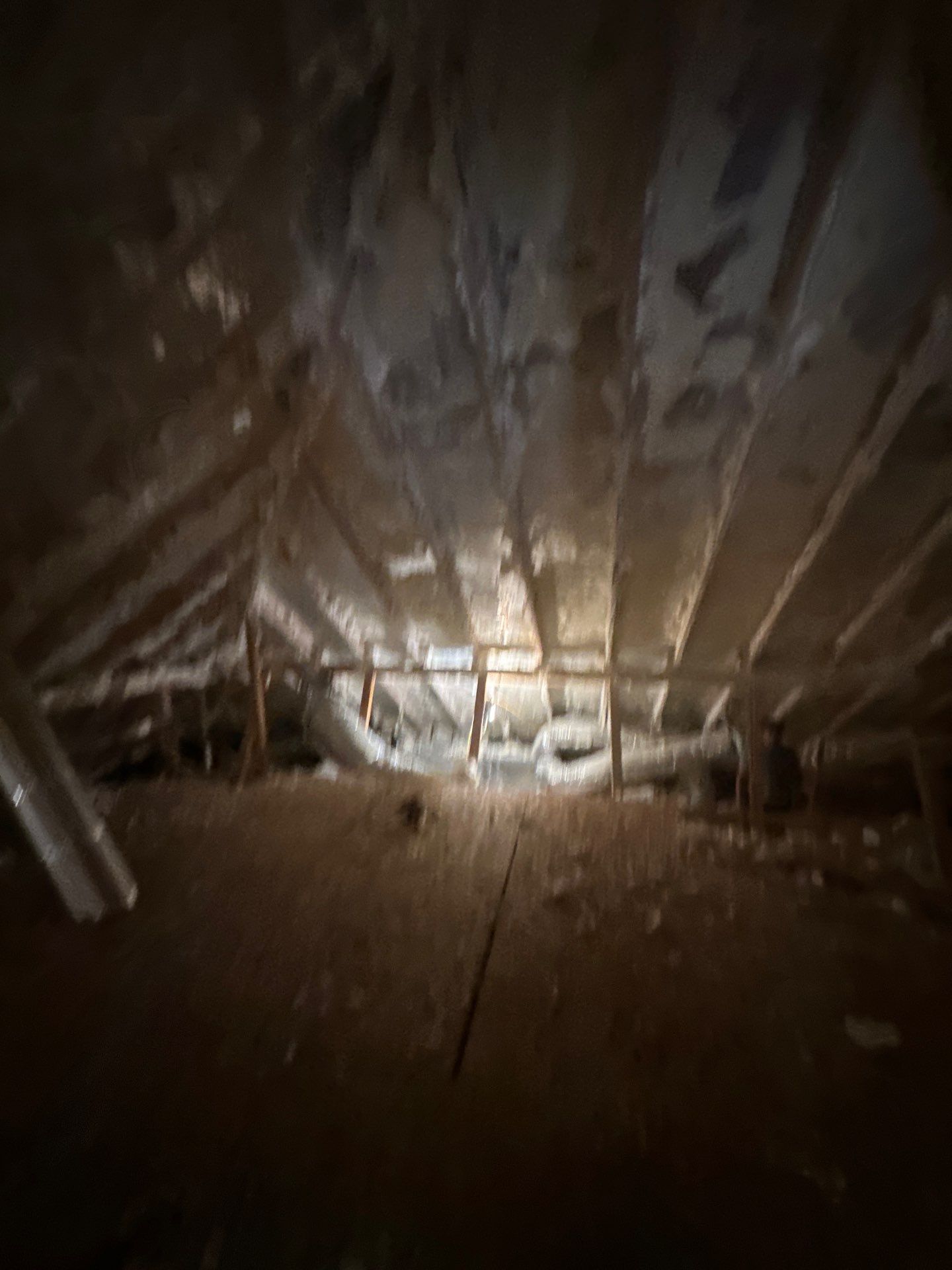 Spray foam insulation removal & re spray by Apex Insulation Solutions