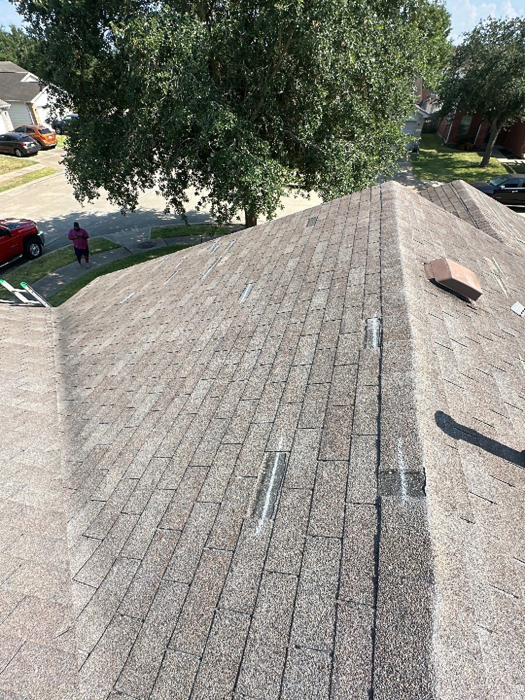 Residential Roofing Installation using Owen's Corning Duration (Lifetime) Shingles by Roof Repair Company
