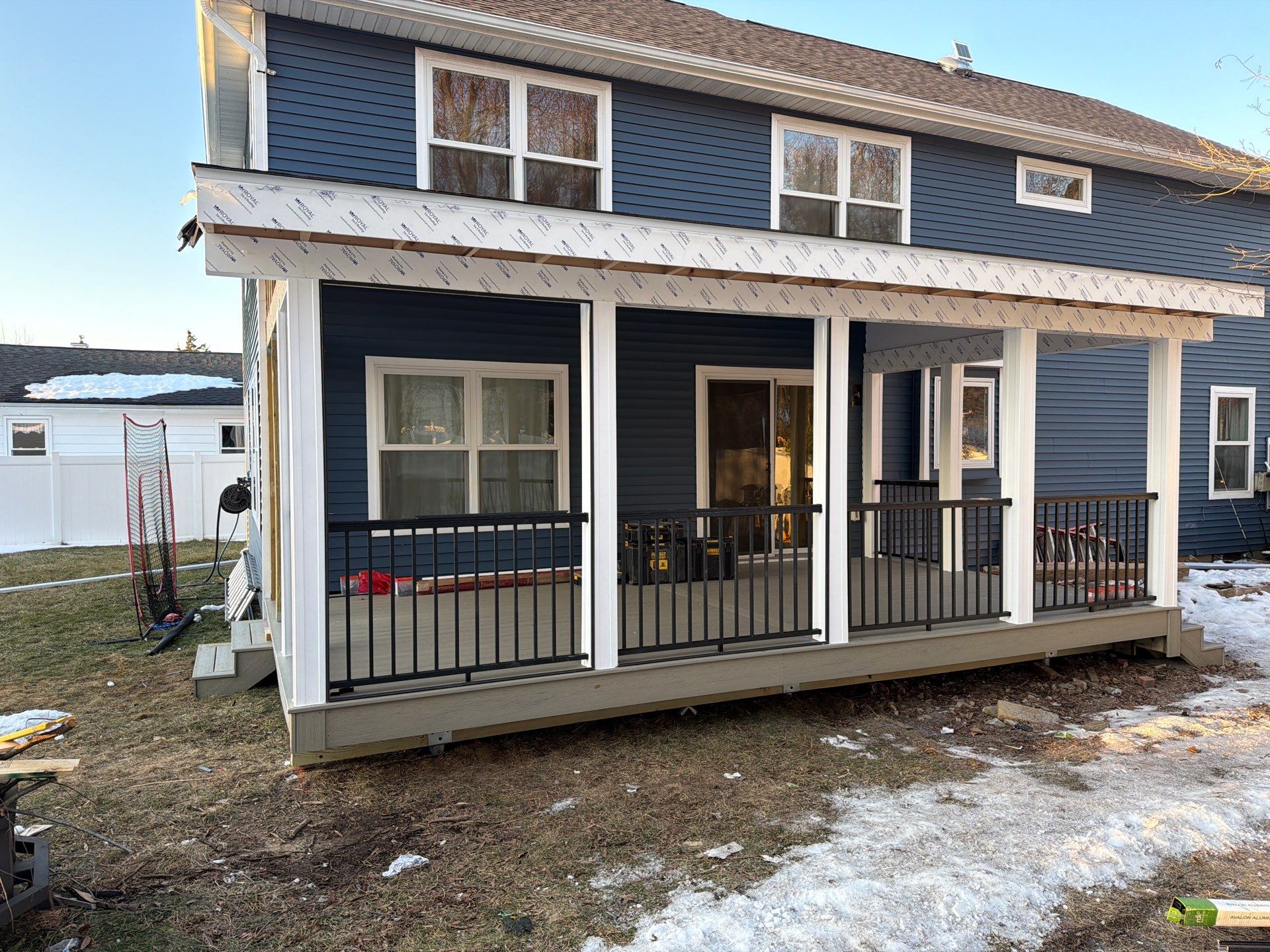 New Deck Porch In Keport by deck guardian