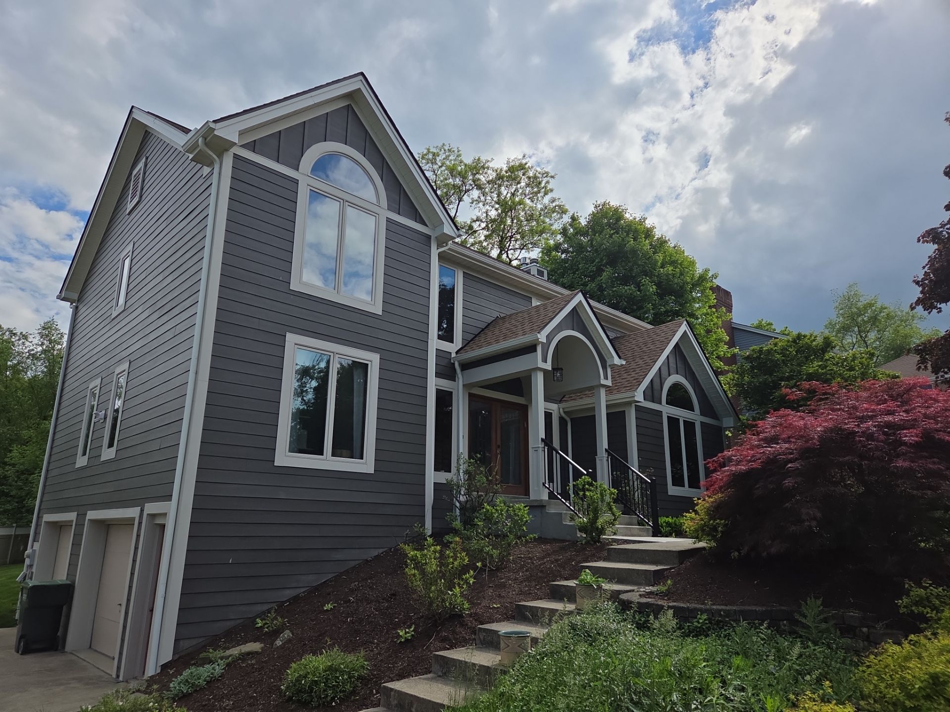 Full exterior remodel by Cousins Roofing Siding & Decks