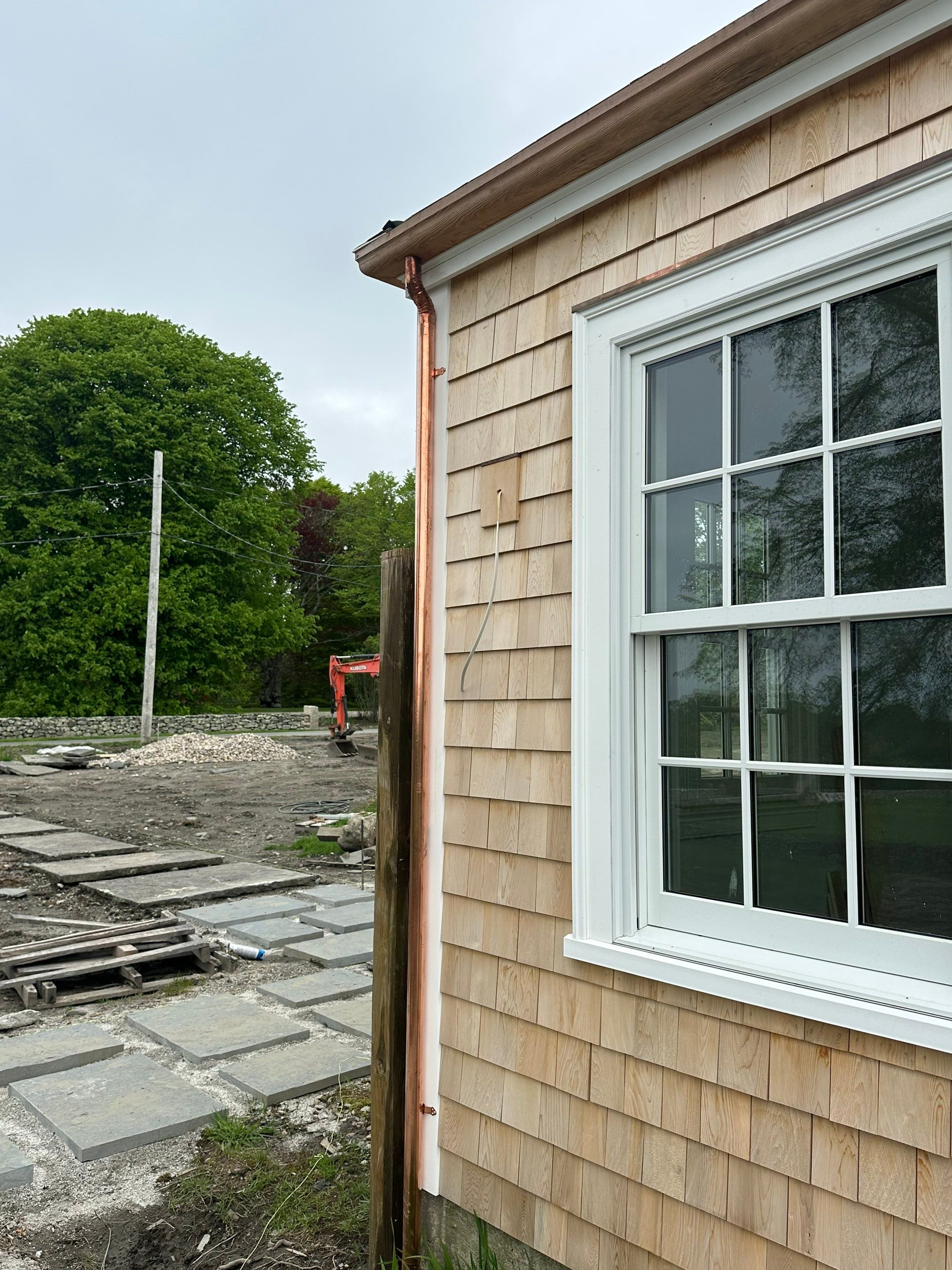 Cedar Roofing, Siding, Copper Gutters - Private Residence by Rinaldi Brothers