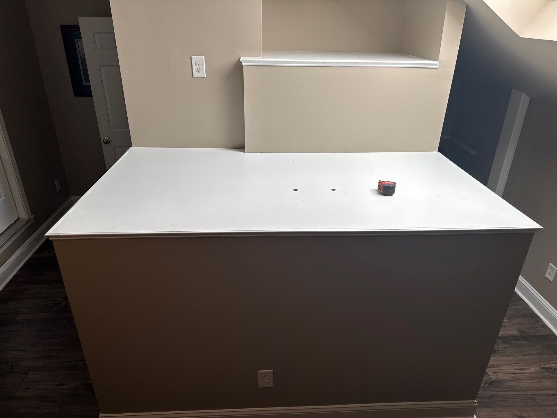 Custom Wood Shelving Transformation in Multiple Spaces! by A Step Above Handy LLC