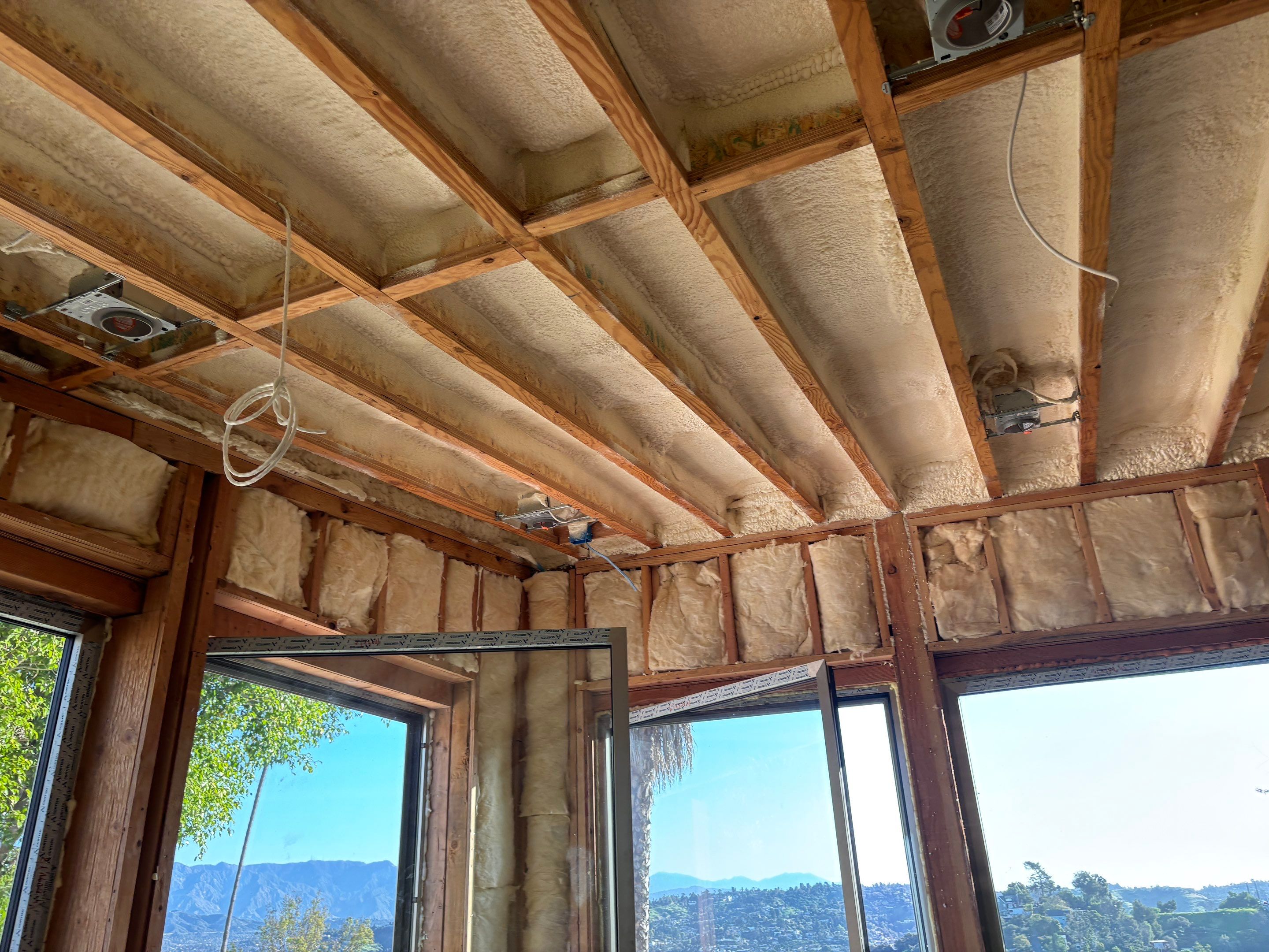Spray Foam Project in Los Angeles by Insulation Labs