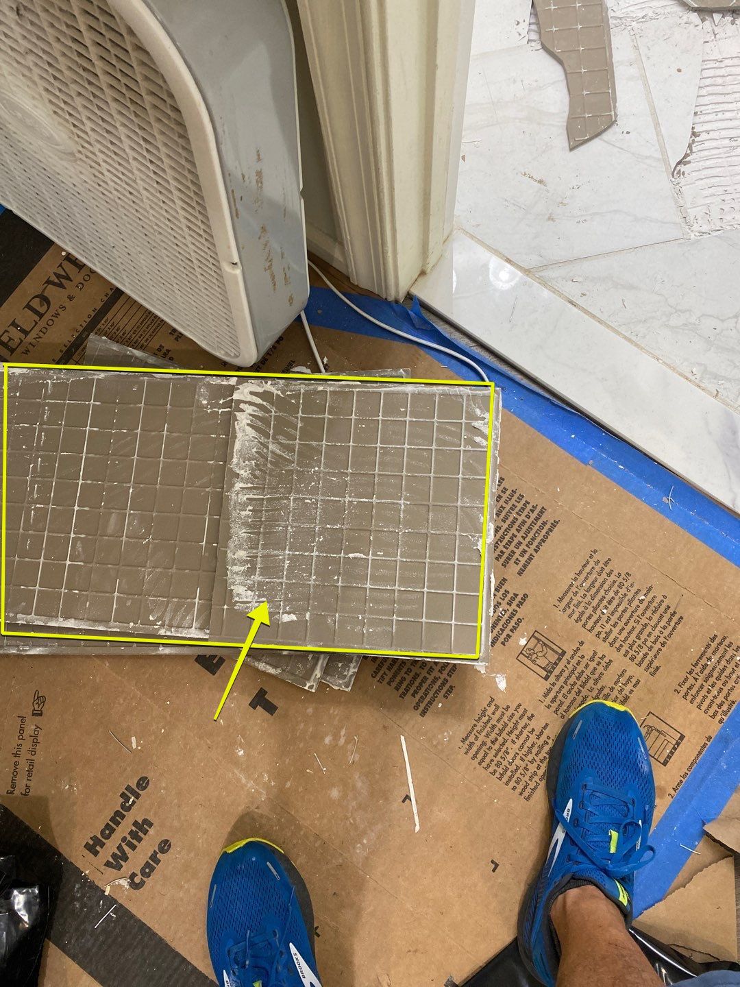 Bathroom Remodel using Two new bathroom design and new floors by Alpha Design Services
