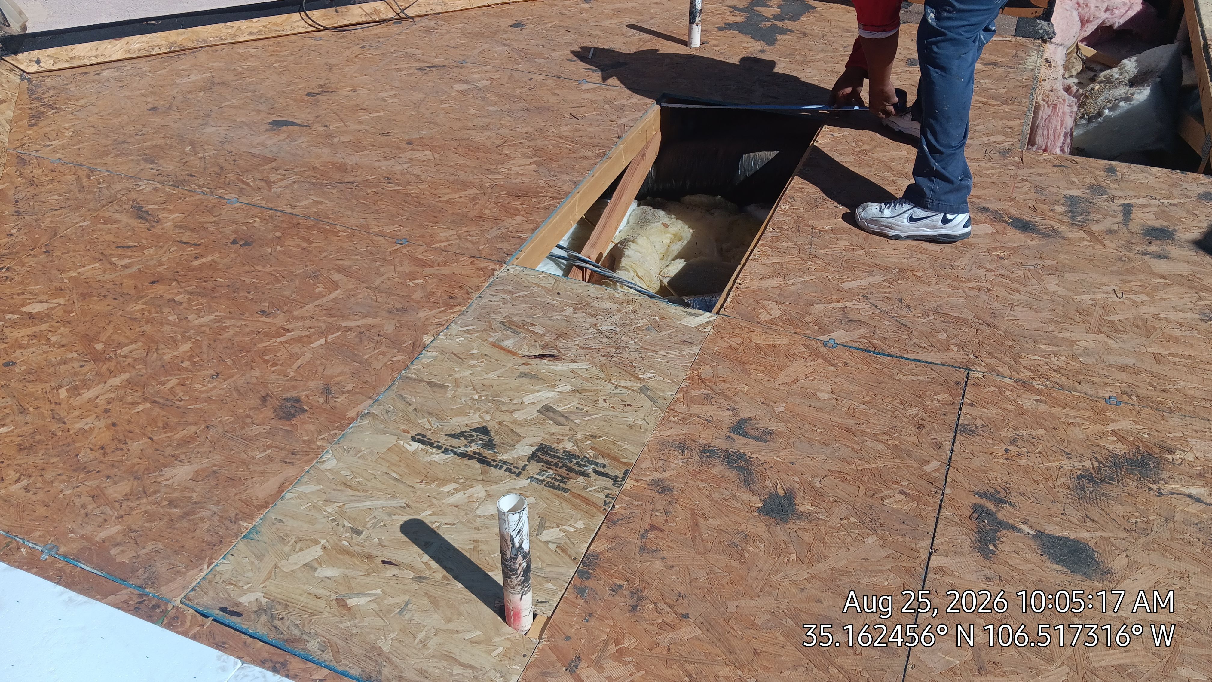 TPO Roof Replacement and Wood Repair in Albuquerque by Doyle Roof Masters Inc