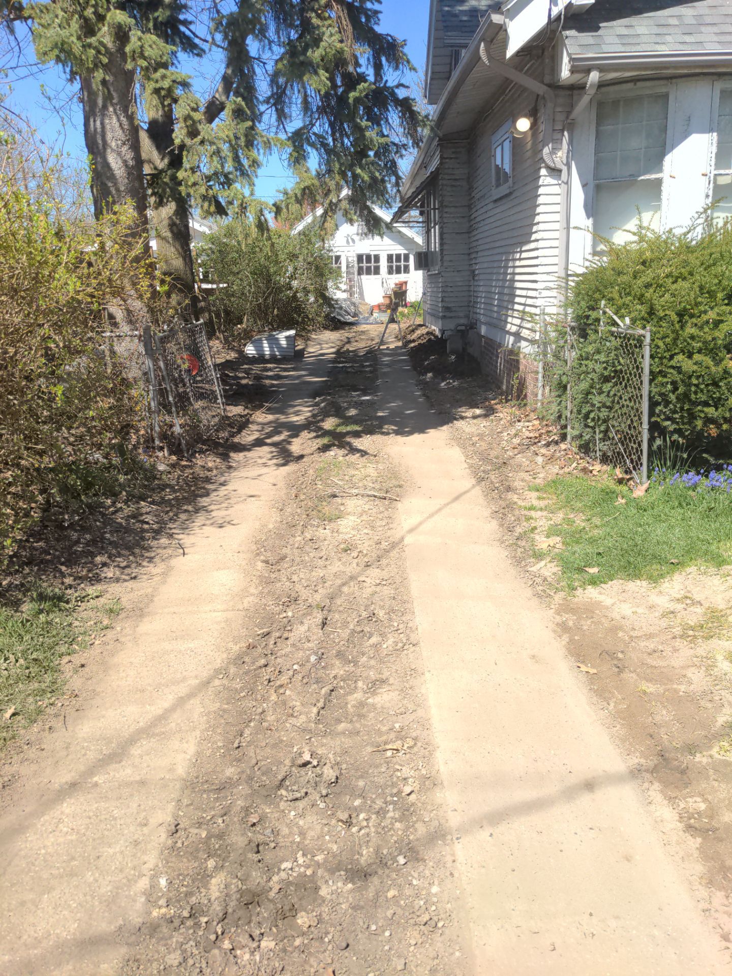 Basement Wall Rebuild with Exterior Waterproofing by Toledo Basement Repair