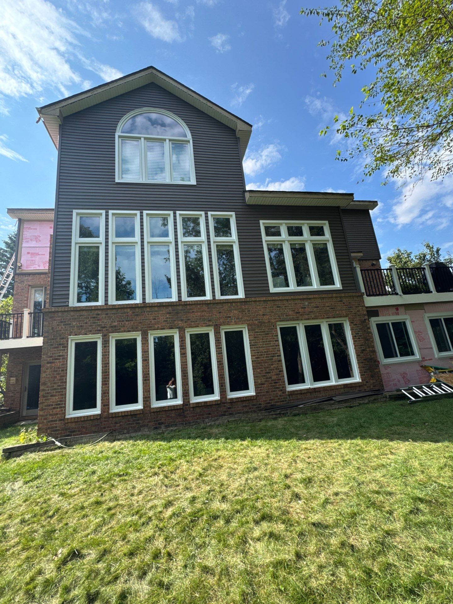 Siding Replacement using Alside Odyssey D4" Flagship Brown by 180 Contractors