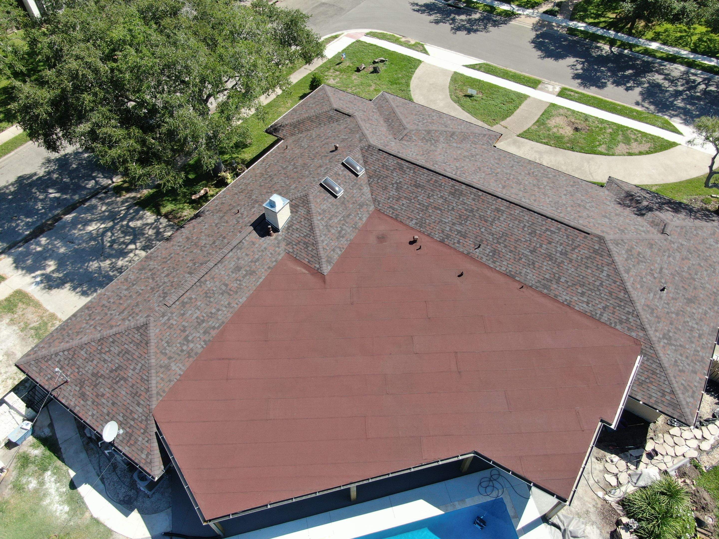 Beautiful pool side build by Bayfront Roofing and Construction