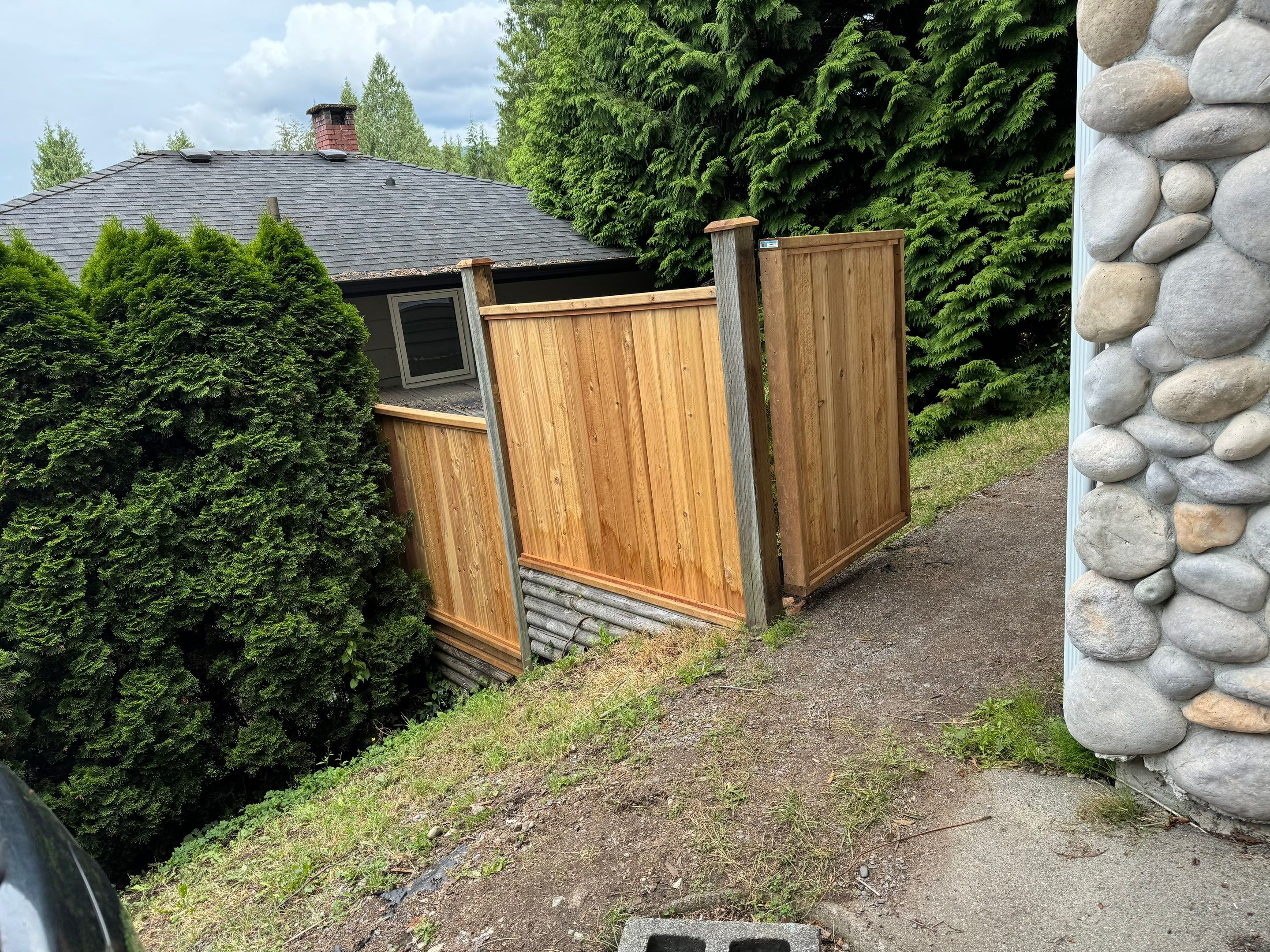 New Fence Installation - Edgemont Village by YVR Construction Group