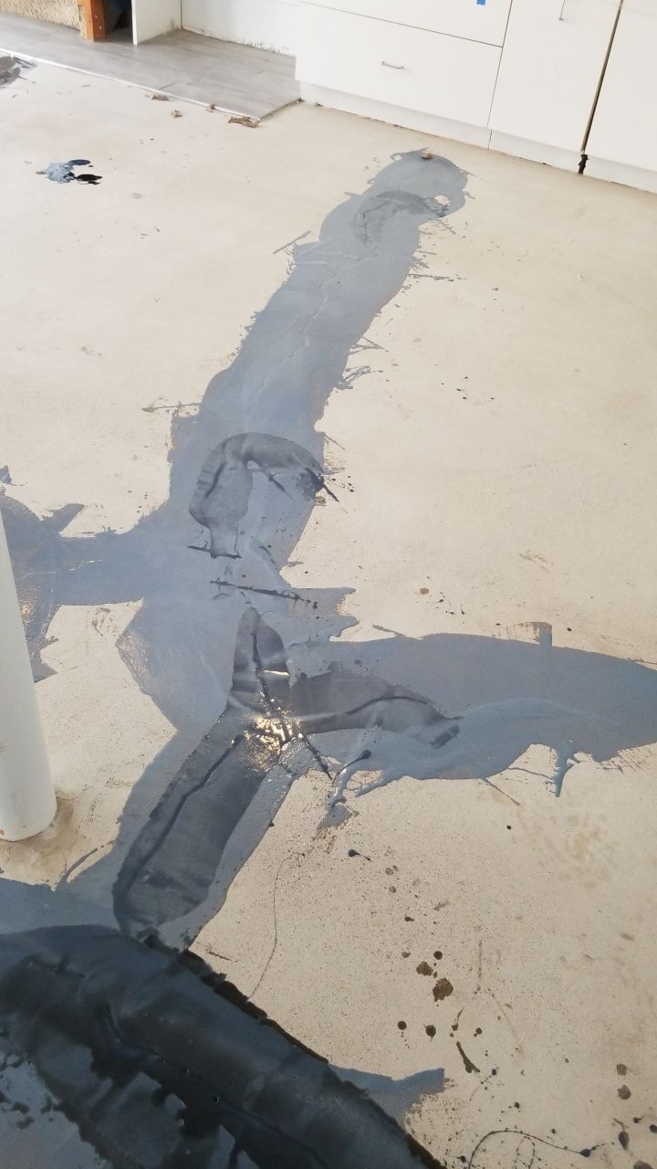 Garage Floor in Domino by Spectrum Painting, LLC