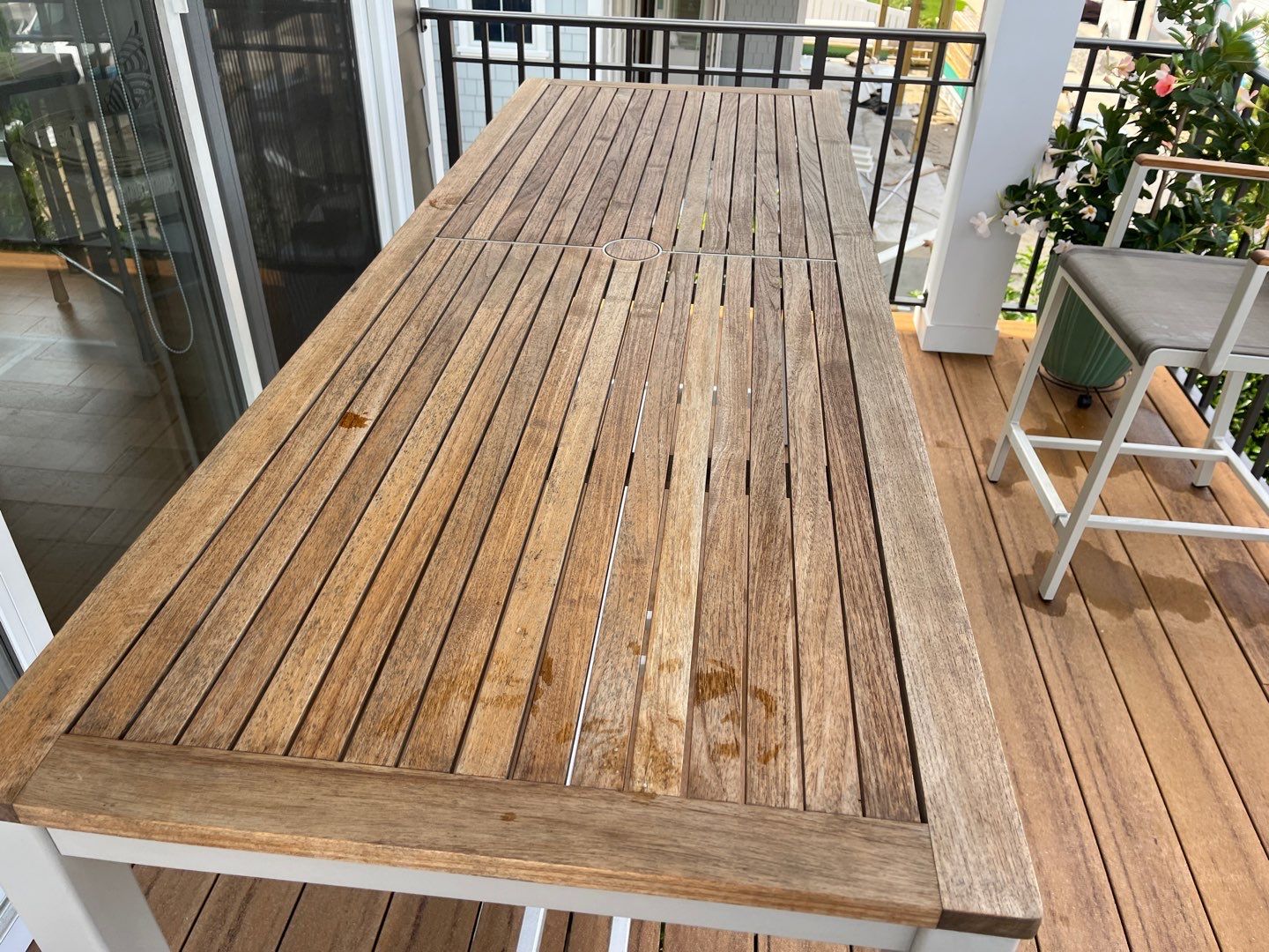Teak Outdoor Furniture Restoration by FreshCoat Works LLC