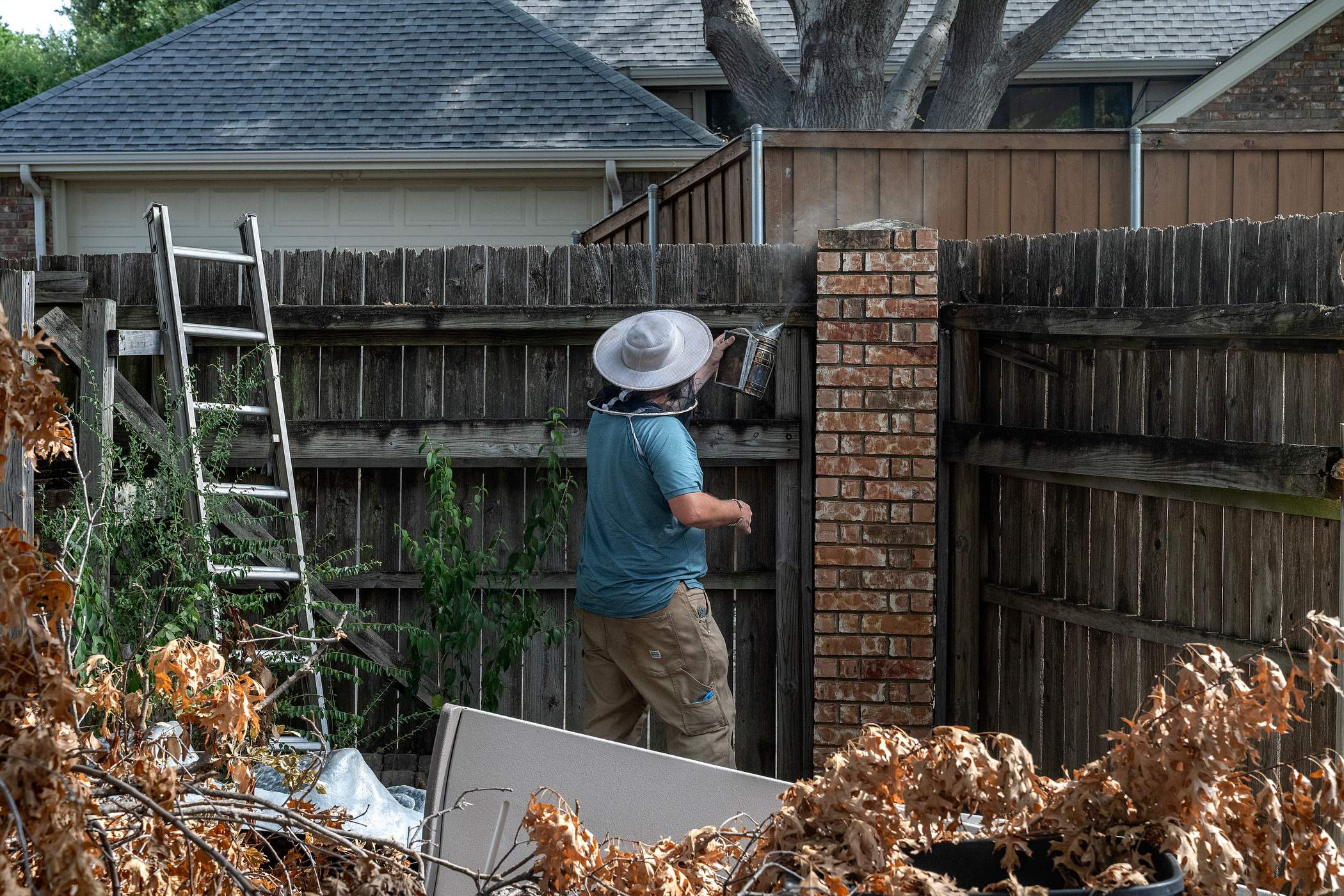 Brick Column by Rockwall Honey Bee Company