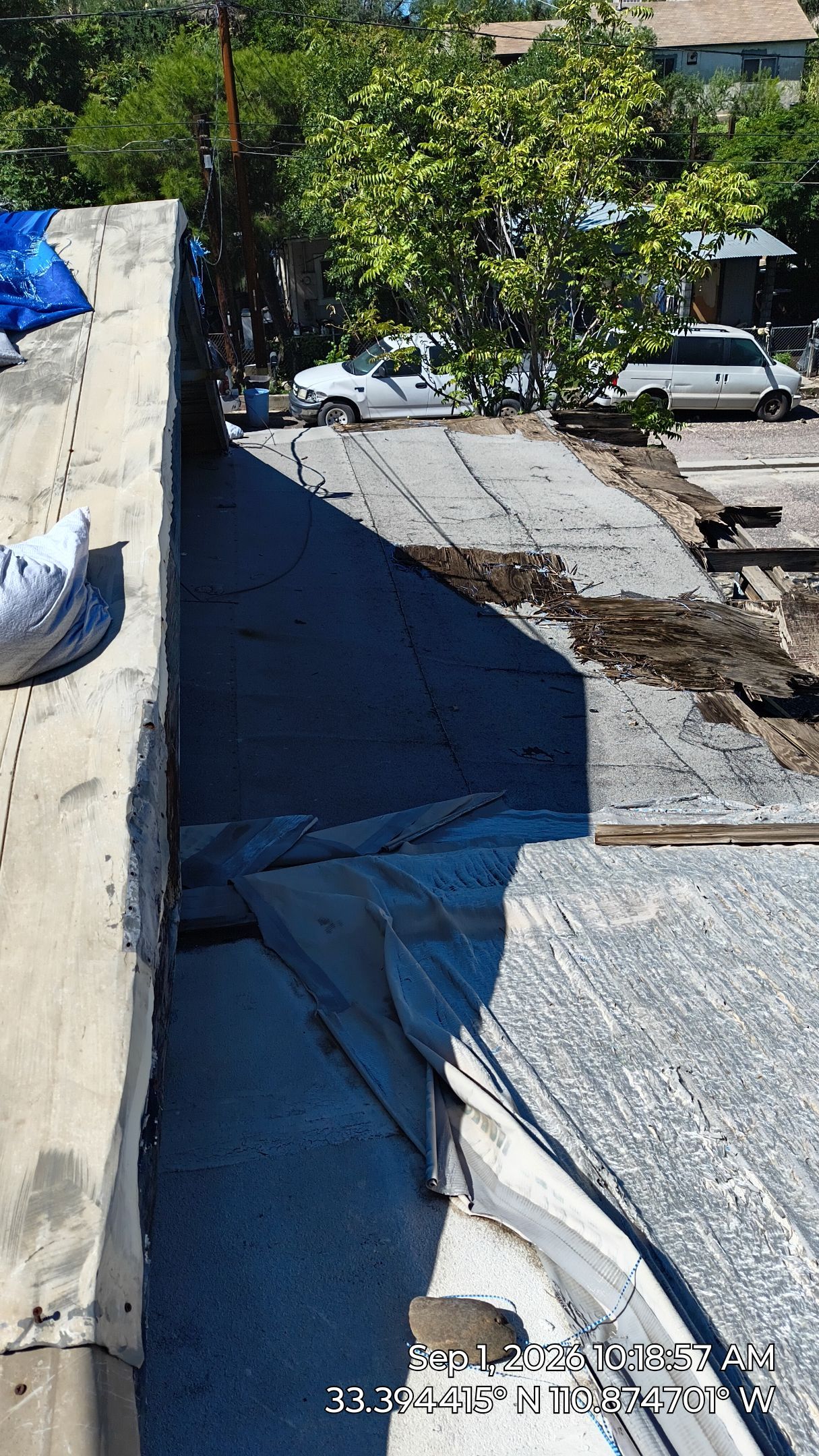 Comprehensive Roof Replacement and Structural Wood Repairs in Miami, Arizona by APM Builders LLC