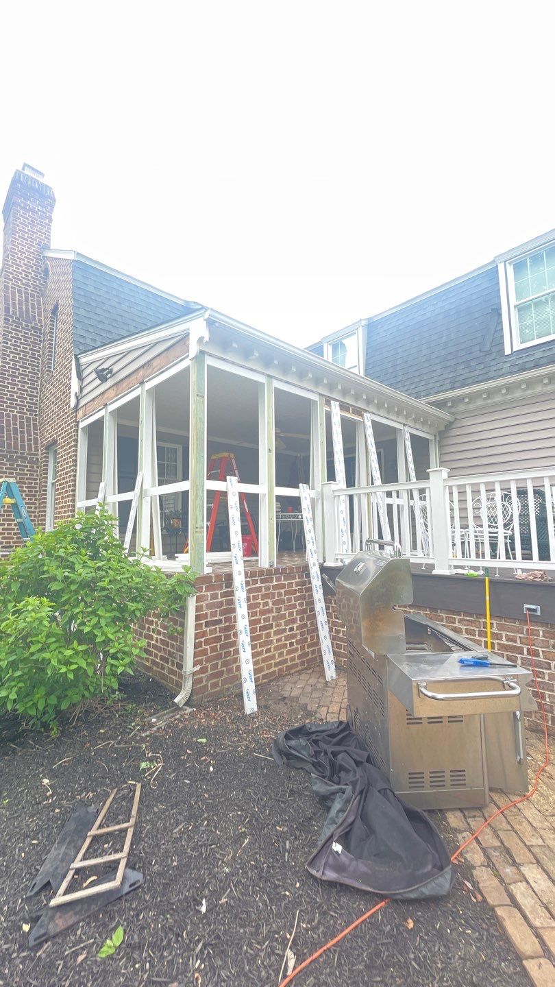 Screen Porch Renovation - Fallston MD by HomeWerkes Design & Build