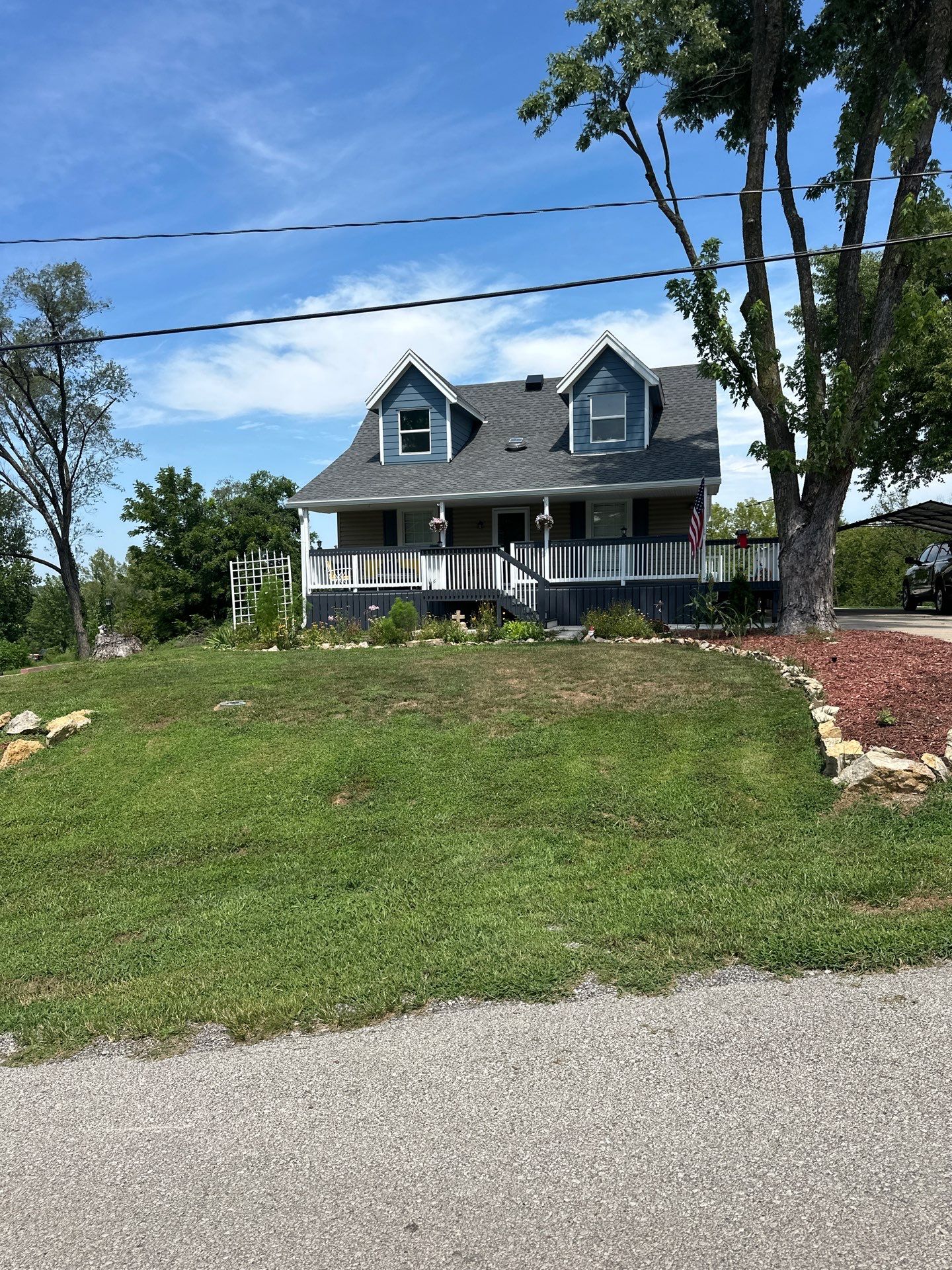 Out with the Old , in with the Blue  by EEC  Windows, Siding & Roofing 