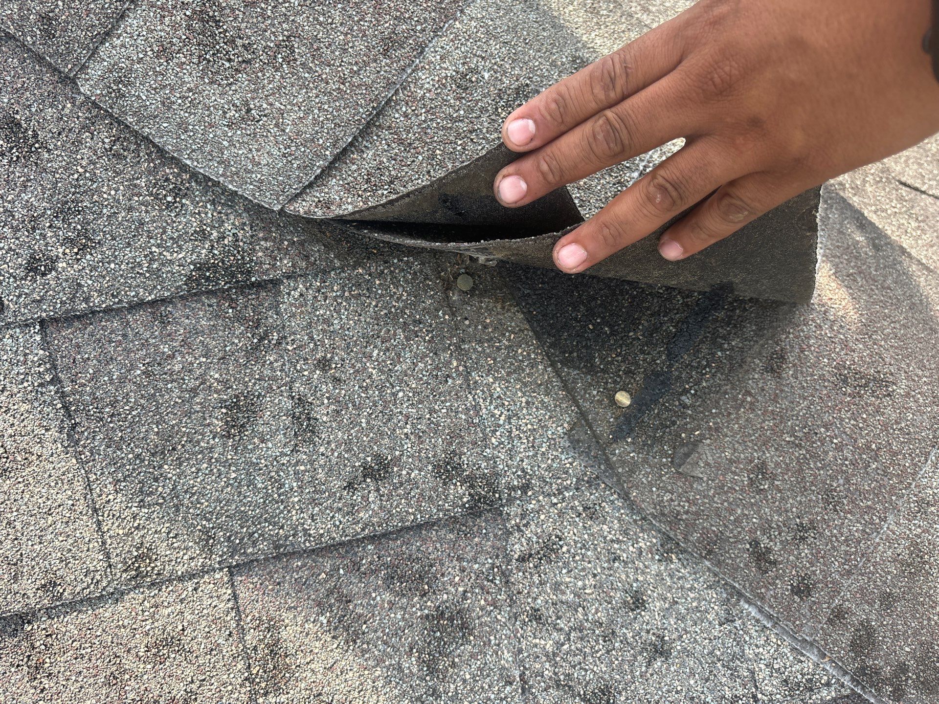 Hail Damage using Owen's Corning Duration (Lifetime) Shingles by Roof Repair Company