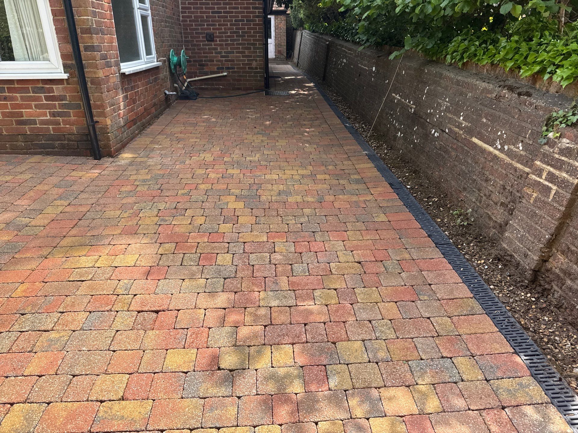Patio Clean using Honda 21lt High Pressure Machine by Ges Exterior Cleaning ltd