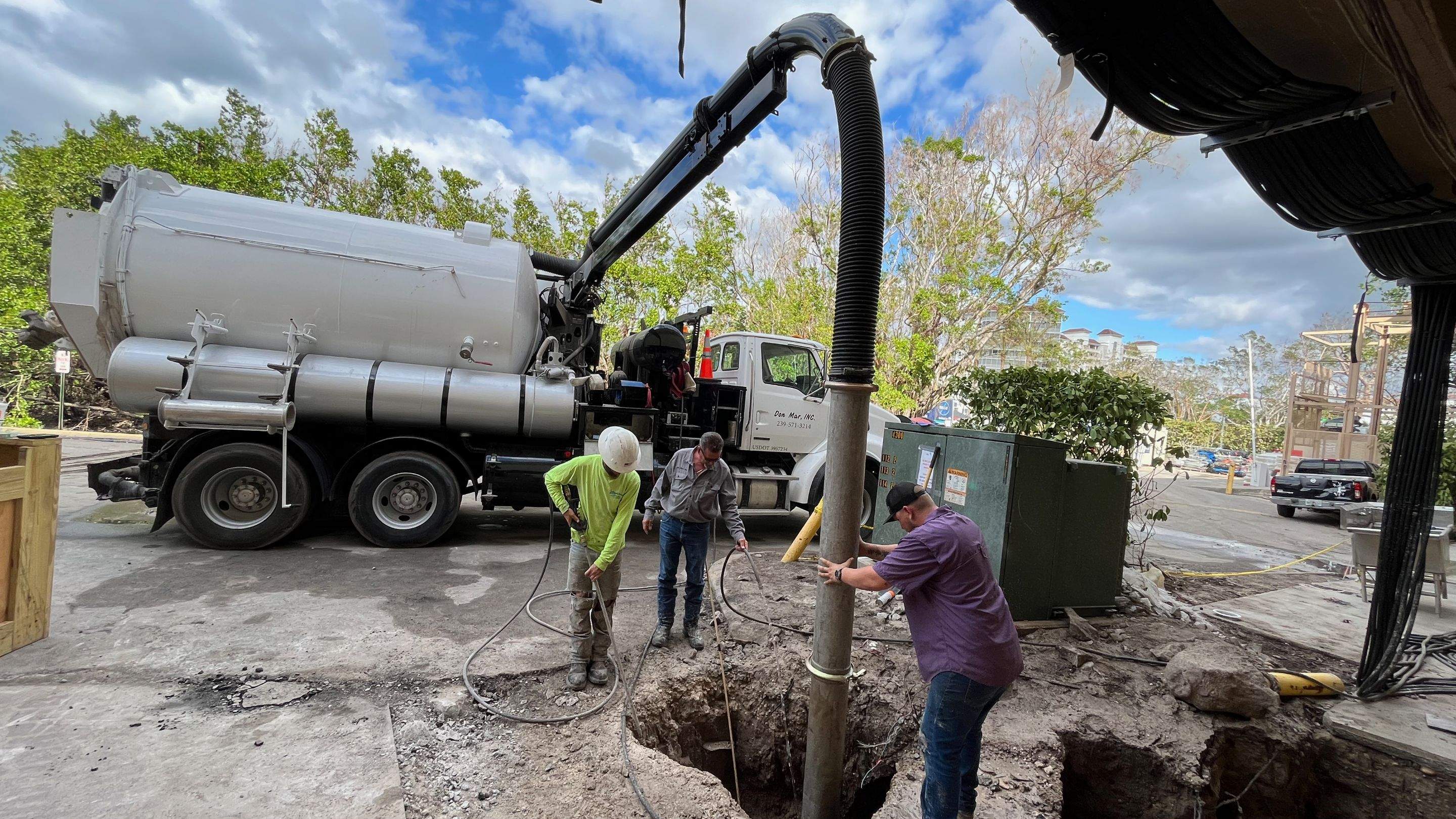 Ritz-Carlton North Service Road Daylighting by Don Mar, Inc. Storm Water Solutions