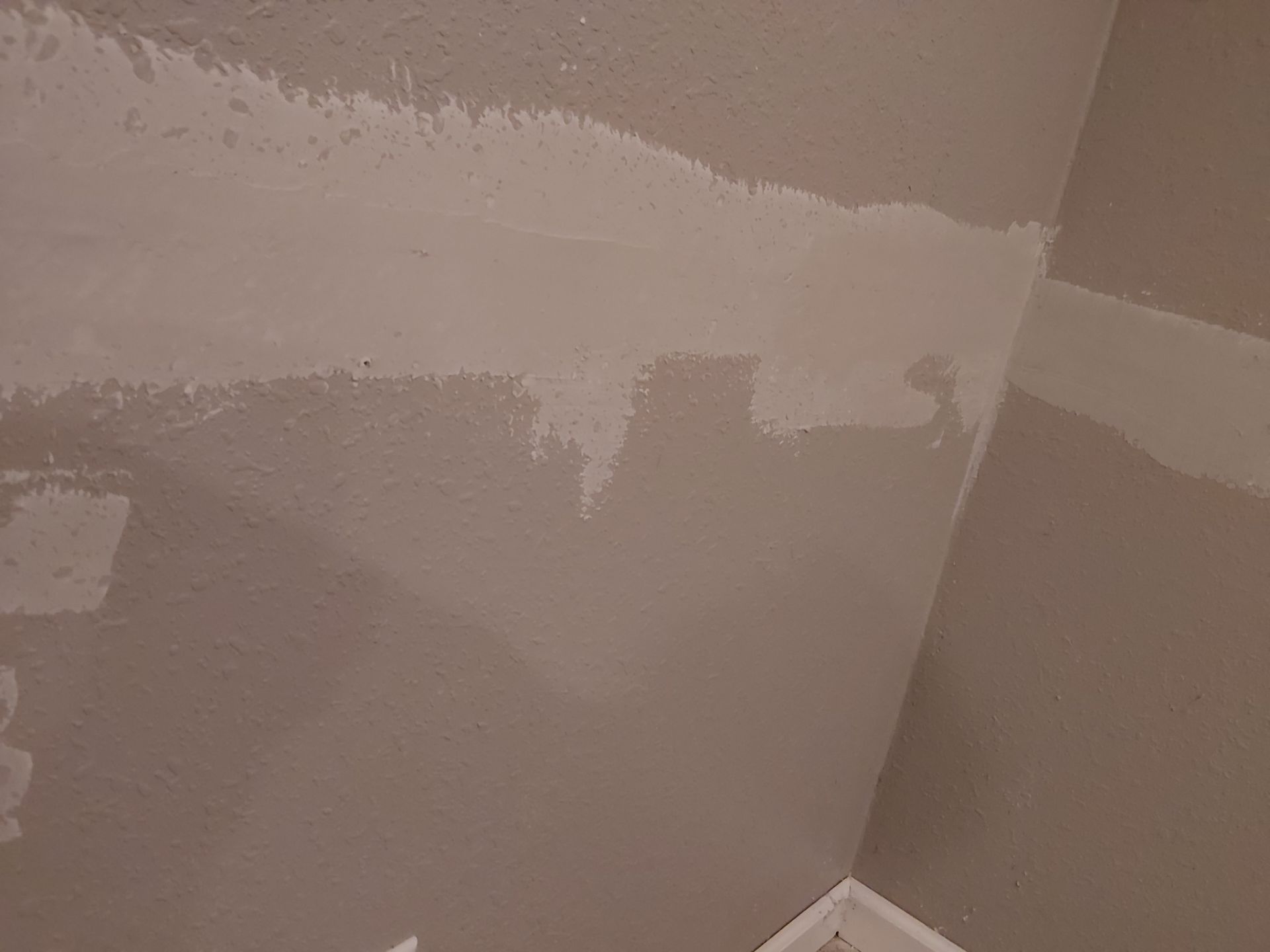 Drywall Repair Above Sliding Door + Seam Repair - Columbia, IL by Legendary Services Company LLC.