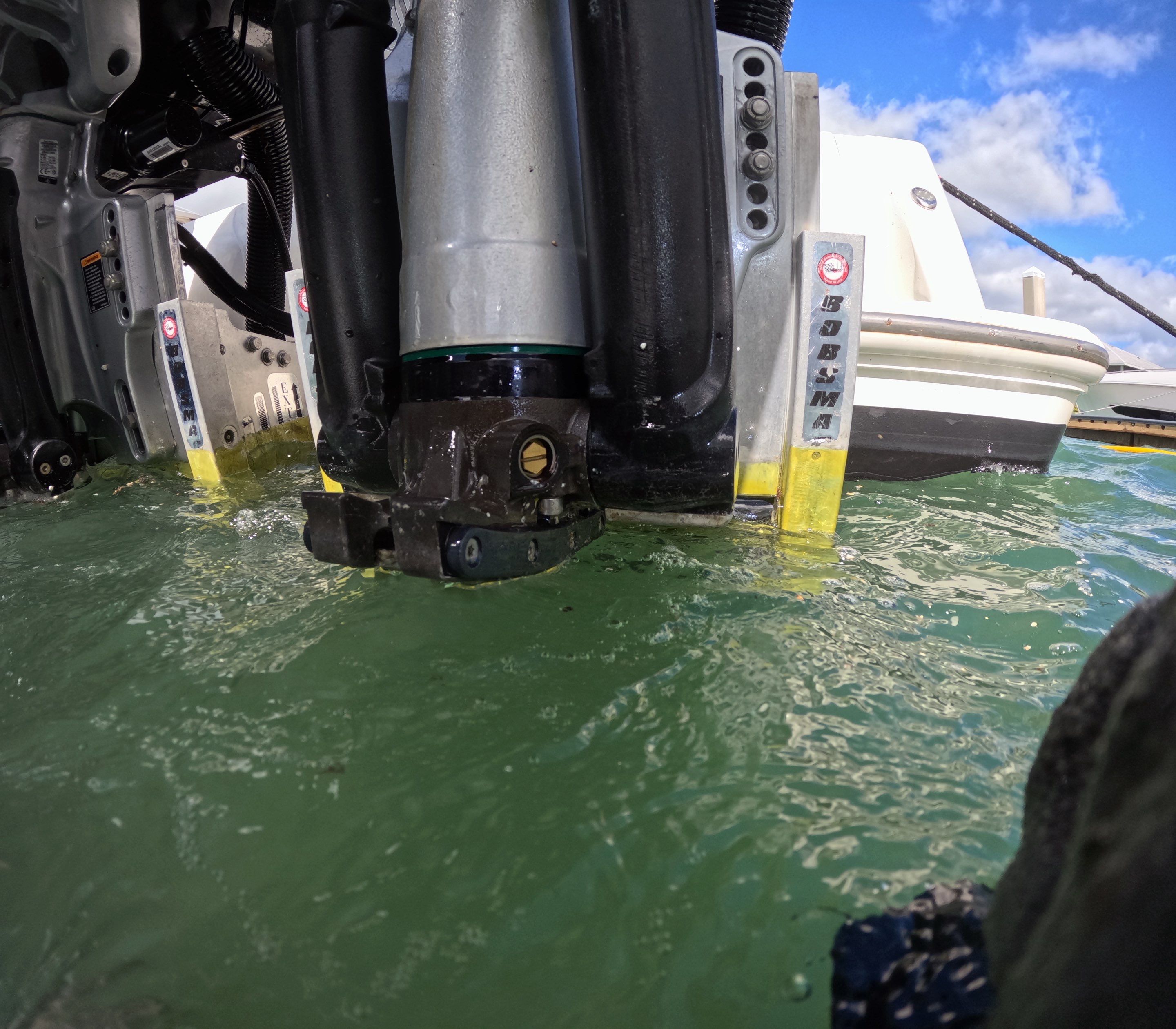 Project in Marco island, FL by Florida Hull Cleaning 