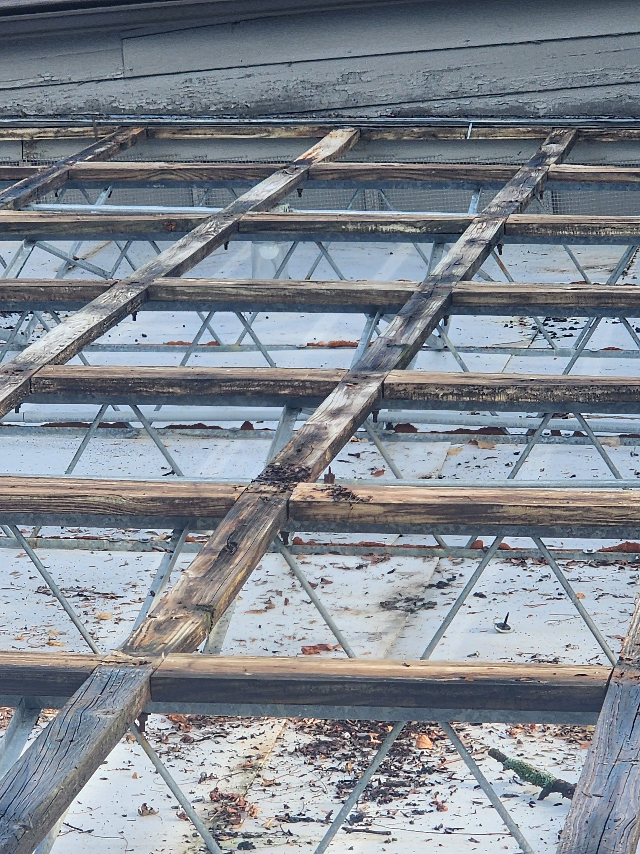 Greenhouse Roof Replacement and Structural Framing Repair in Centerville by Level Up Roofing and Restoration Services LLC