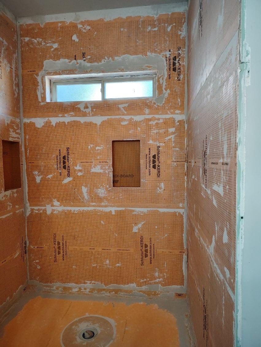 Stunning Tile Shower Installation  by Footprints Floors of Nashville