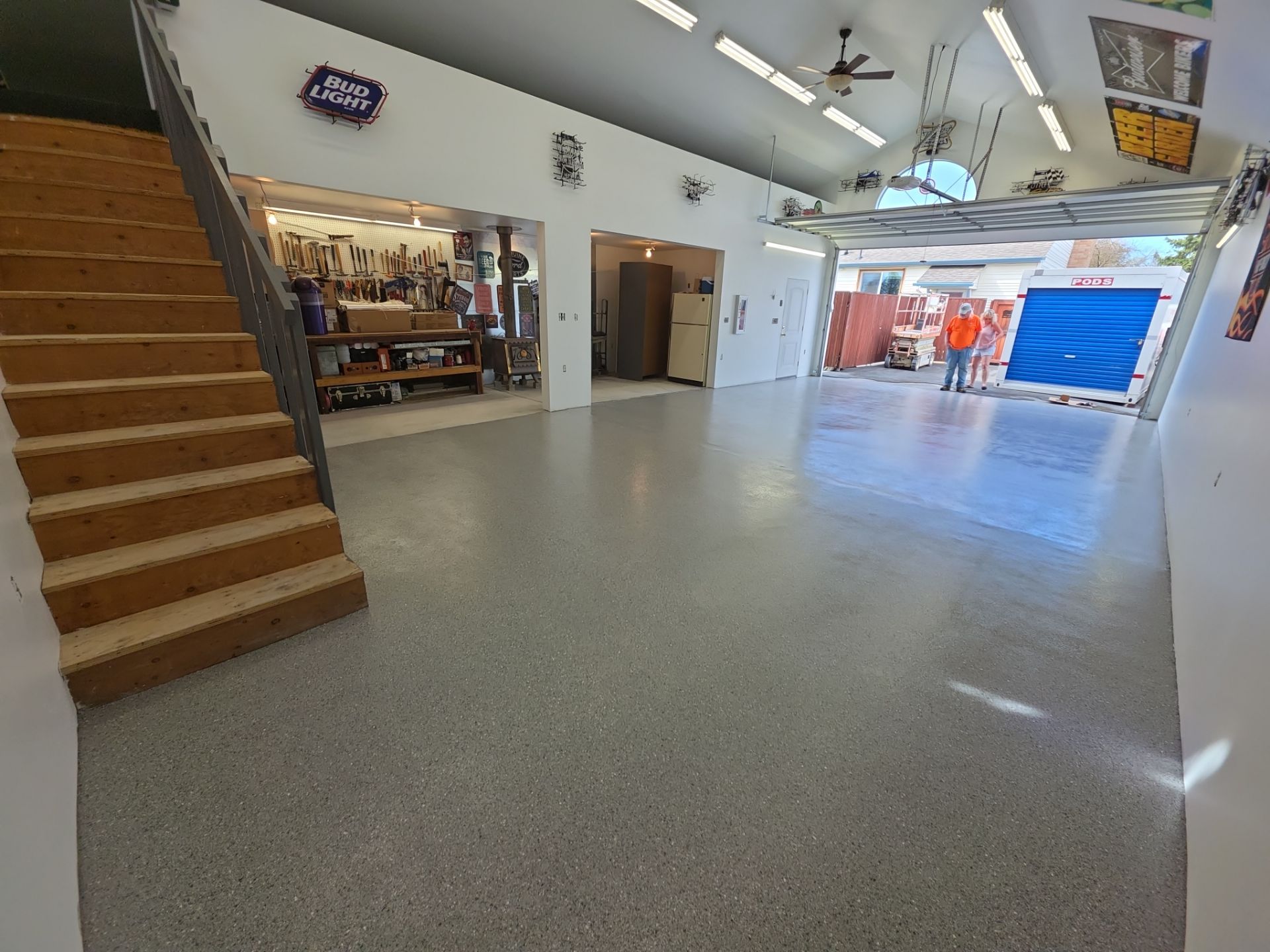 Shop Transformation using Battleship Hybrid by Croc Coatings, LLC