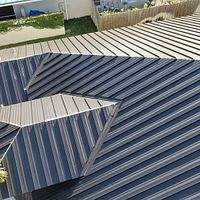 24ga 1.5" Mechanical Seam Matte Black by Total Roofing System The Metal Roof Experts