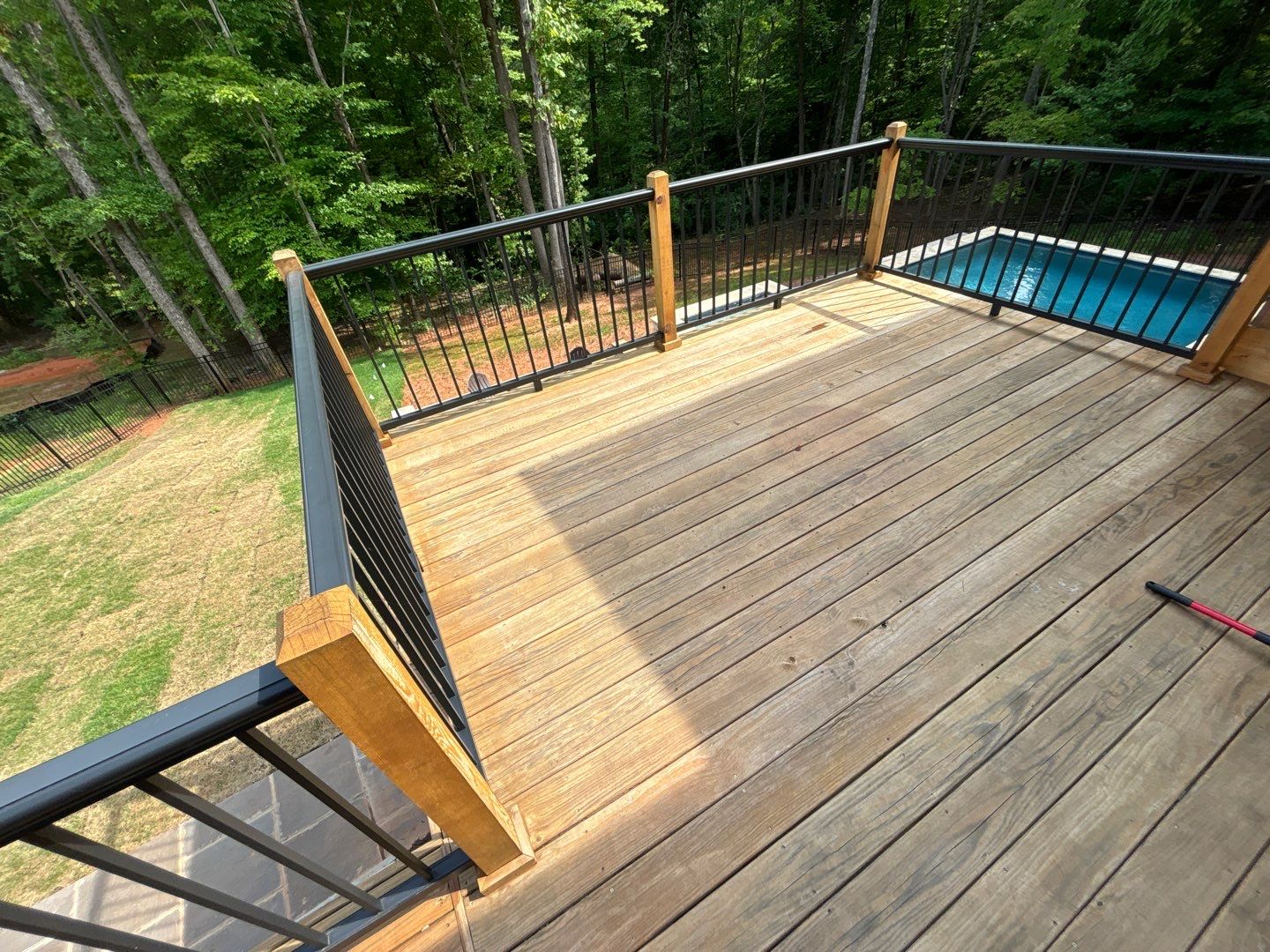 Weathered Deck using Wood Sealant and Wood Stain by DuraSeal