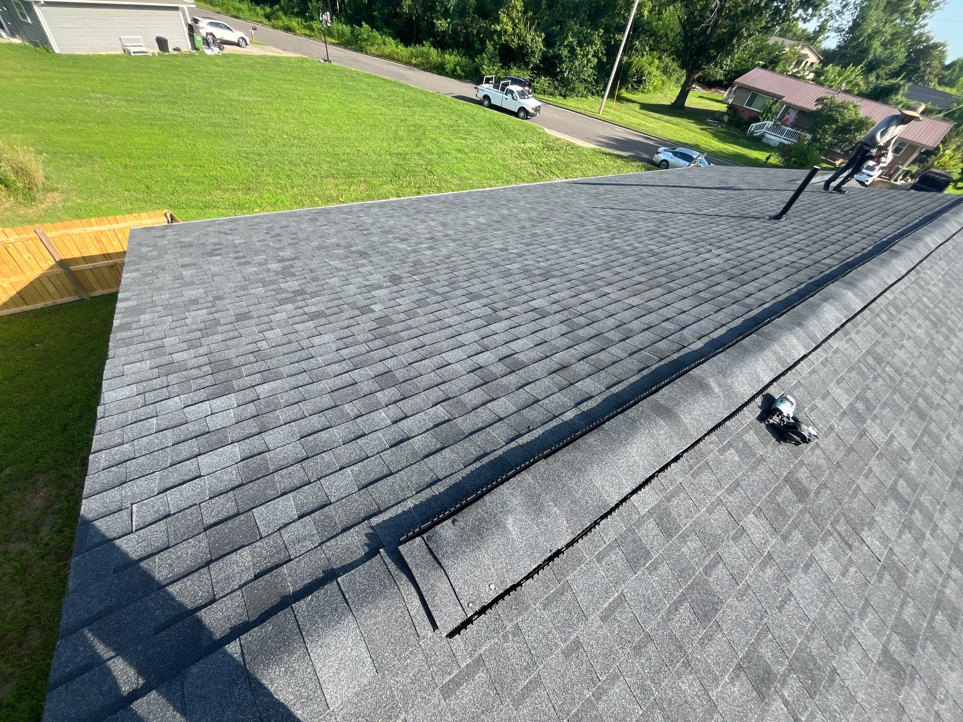 Residential Roofing Install - Atlas Pinnacle Pristine Shingles - Color Black Shadow  by Titan Commercial & Residential Roofing 