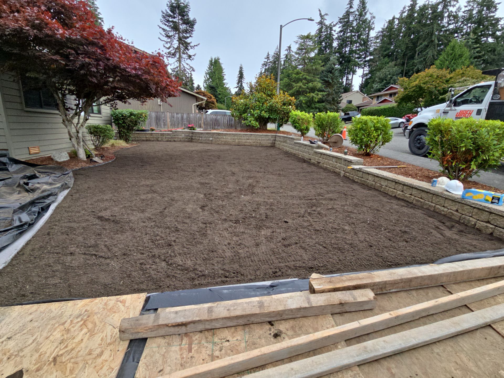 James | Concrete Driveway, Walkway & Stairs/Porch and & Planting by Jireh Asphalt & Concrete Inc 