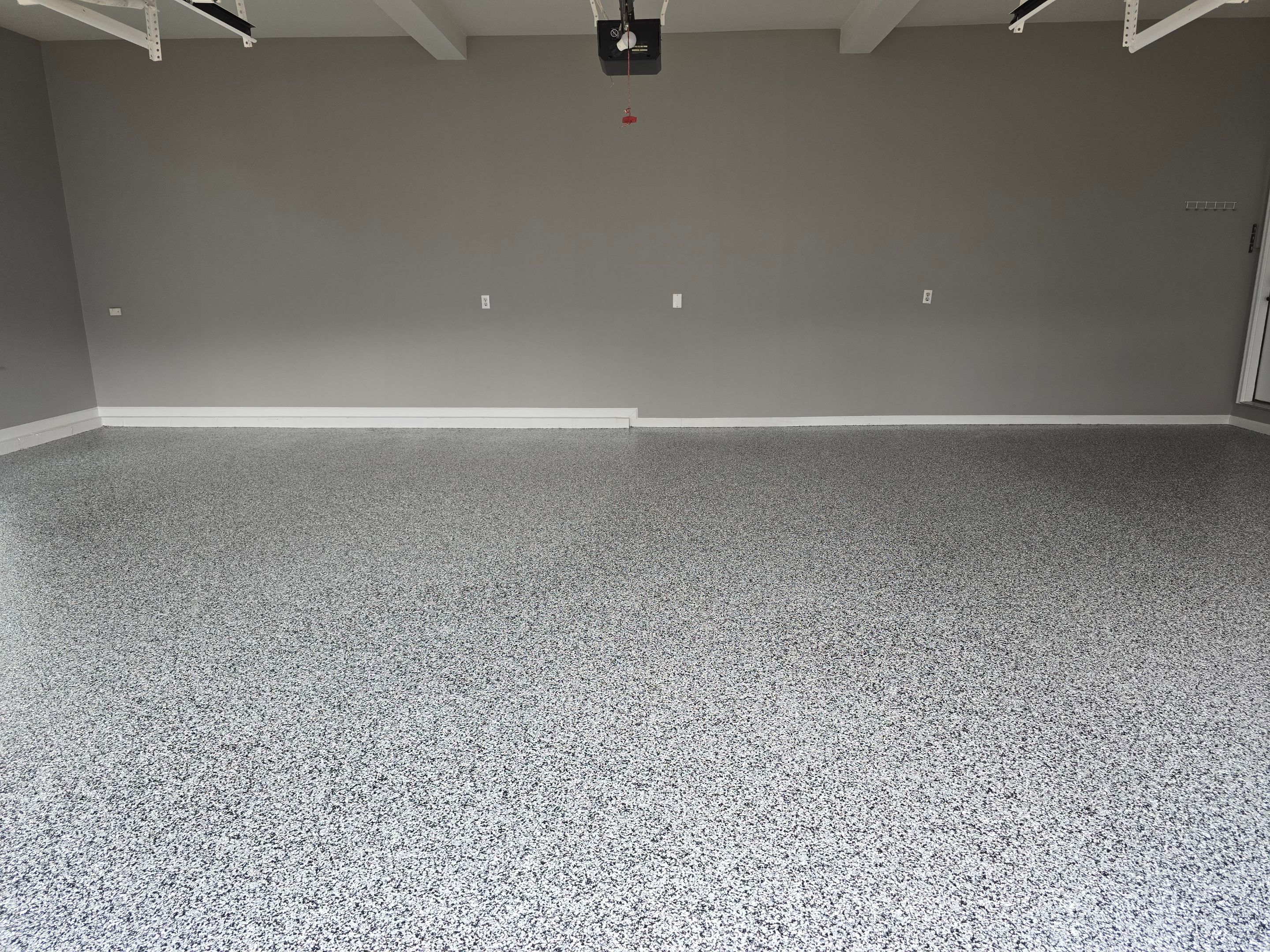 Garage using Domino by Elite Floor Solutions
