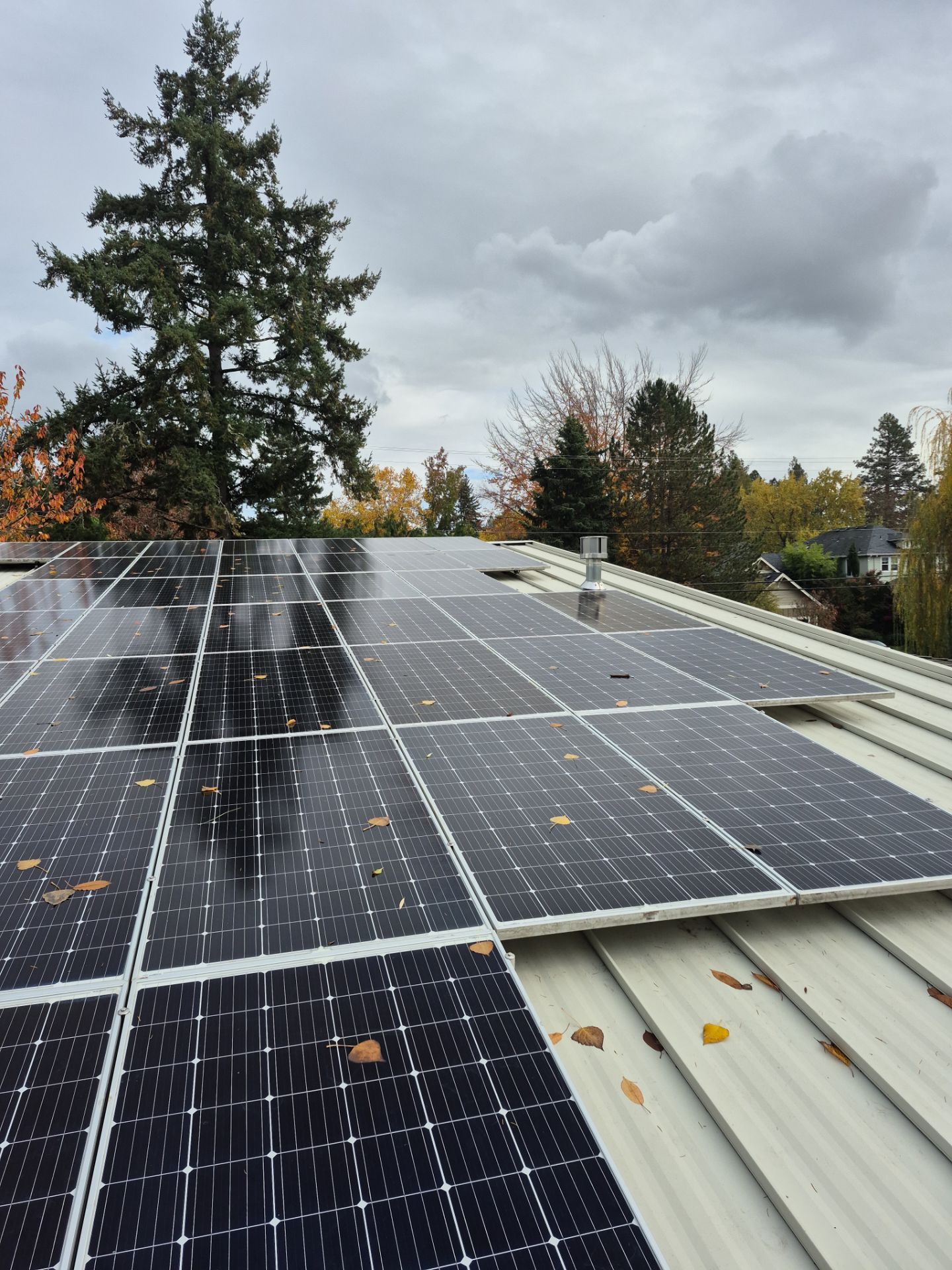New Metal Roof and replace solar panels by Hawthorne General Construction