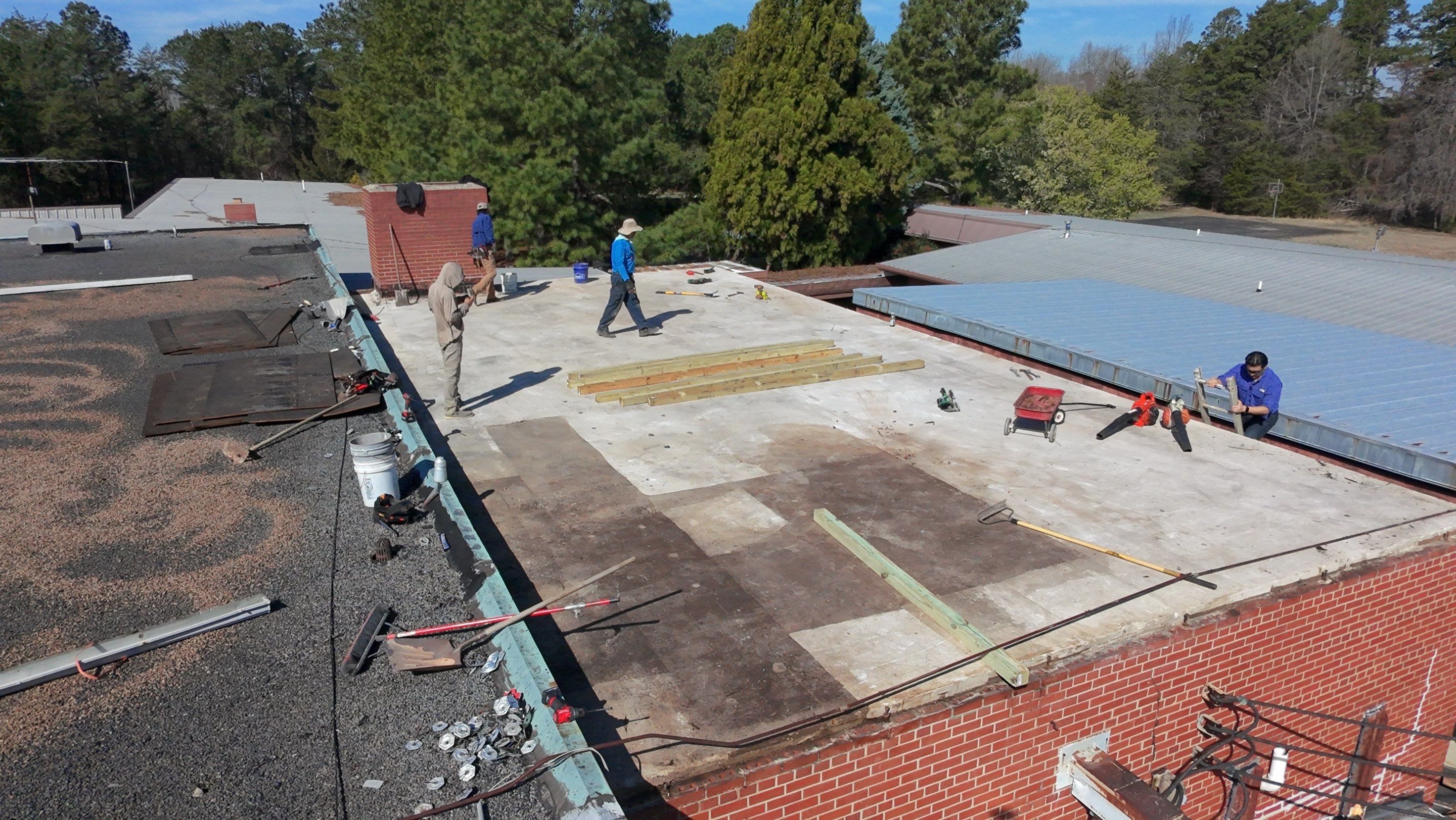 Commercial TPO Roof Replacement – Mebane, NC by Carolina Professional Roofing, Inc