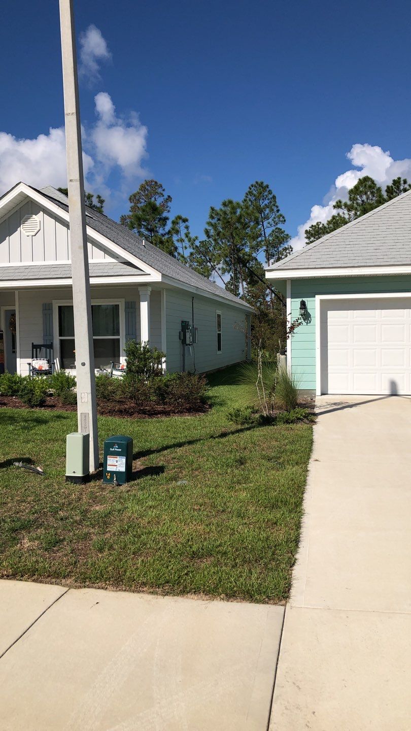 Seamless Gutter Installation using White by Gutter Professors