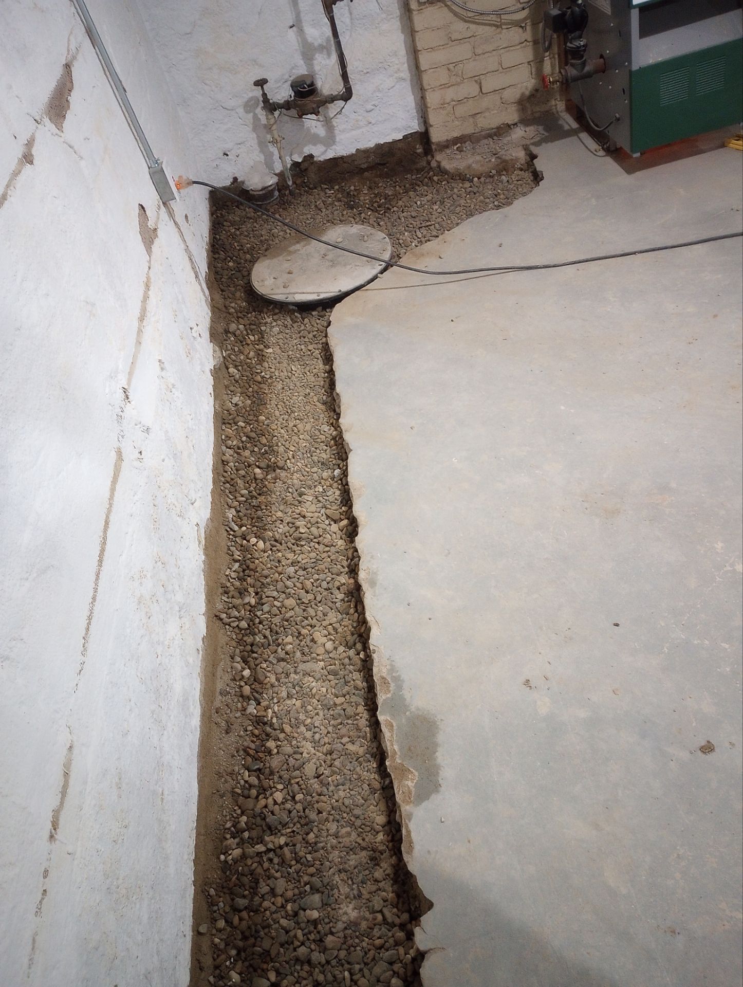 Interior Drain Tile & Wall Drainage in Northeast Minneapolis by Waterproofing Northeast