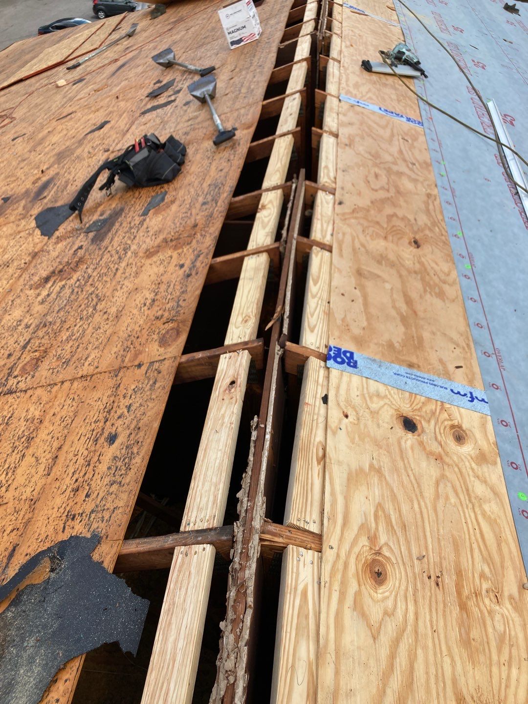 Residential Roofing Repair using Roof Replacement by American Roofing & Construction LLC