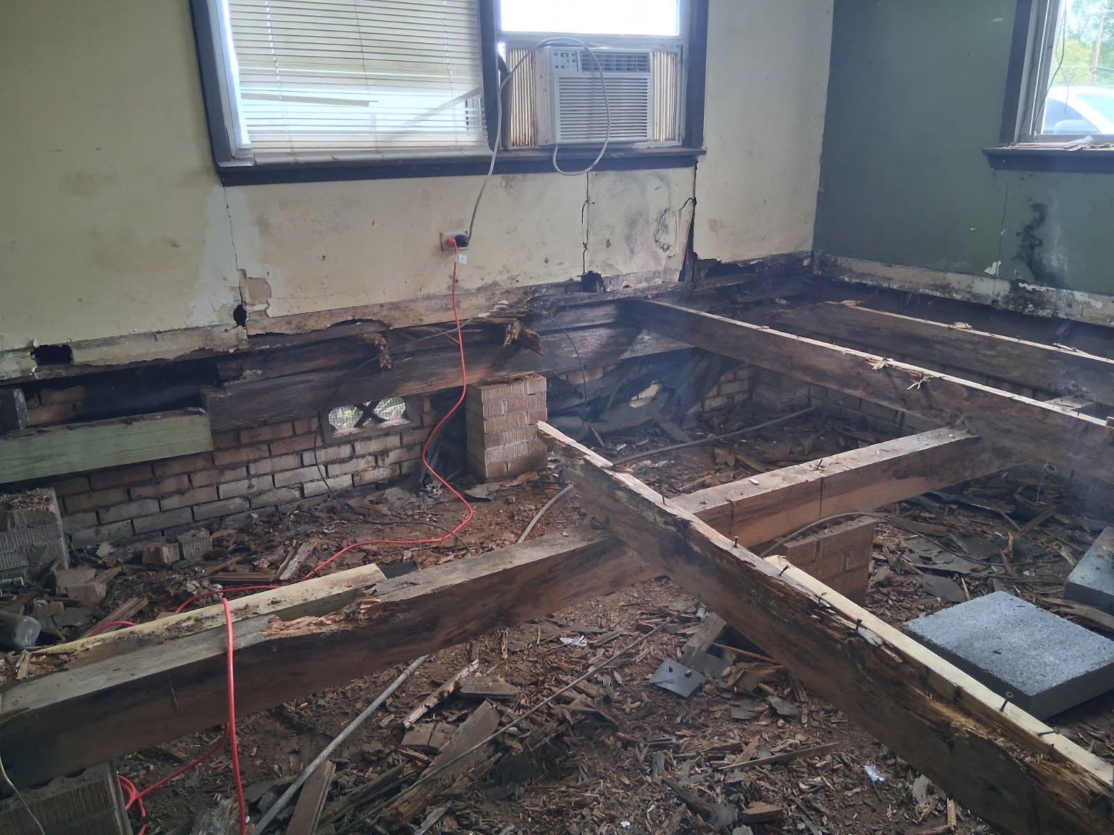 Replace Home floor and foundation rotted out - Crocket Texas by Harden Enterprise Services LLC