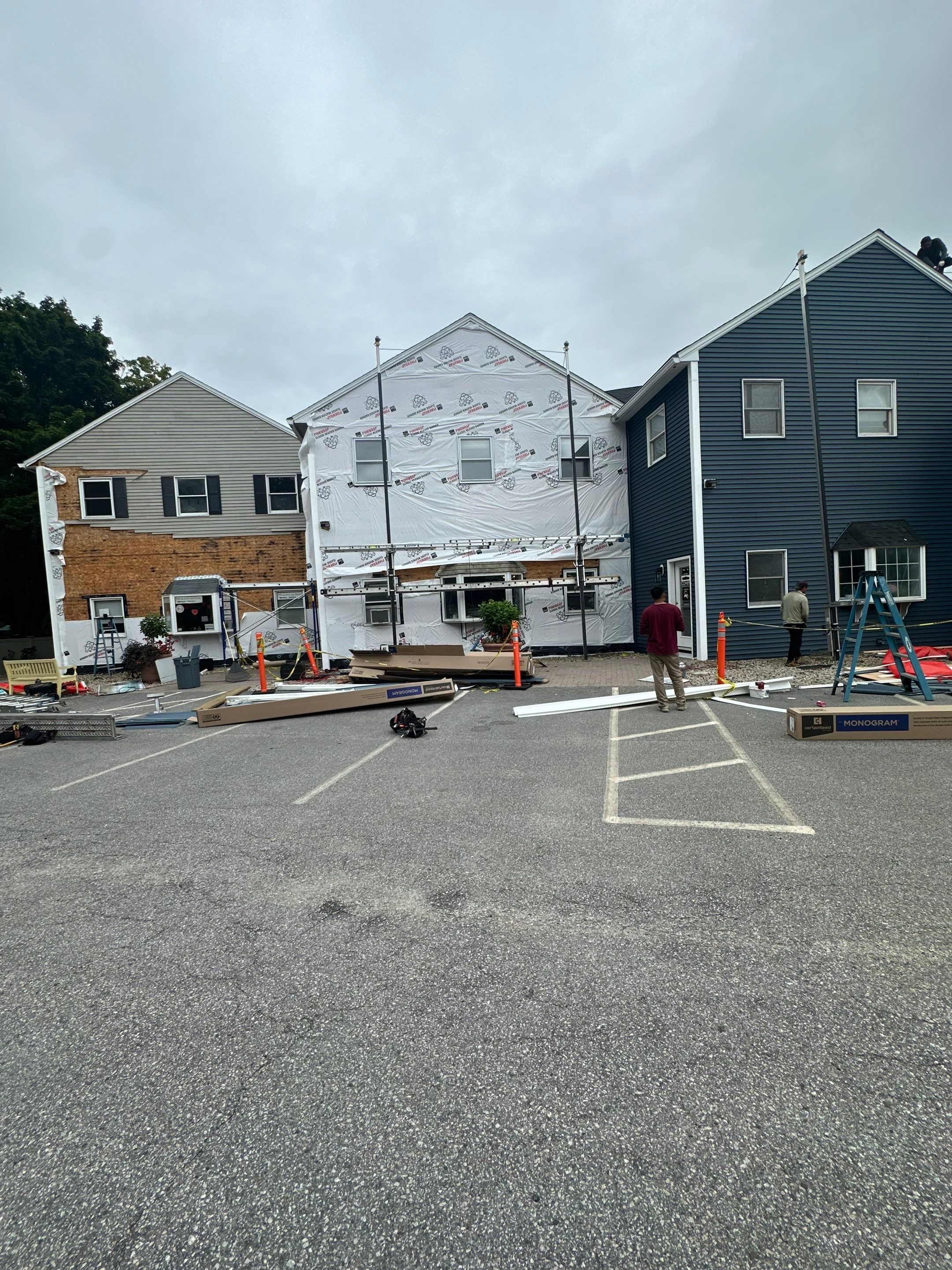 Commercial Siding Replacement on Lafayette Road in Hampton, NH | CertainTeed Vinyl Siding & Exterior Renovation by Compass exteriors
