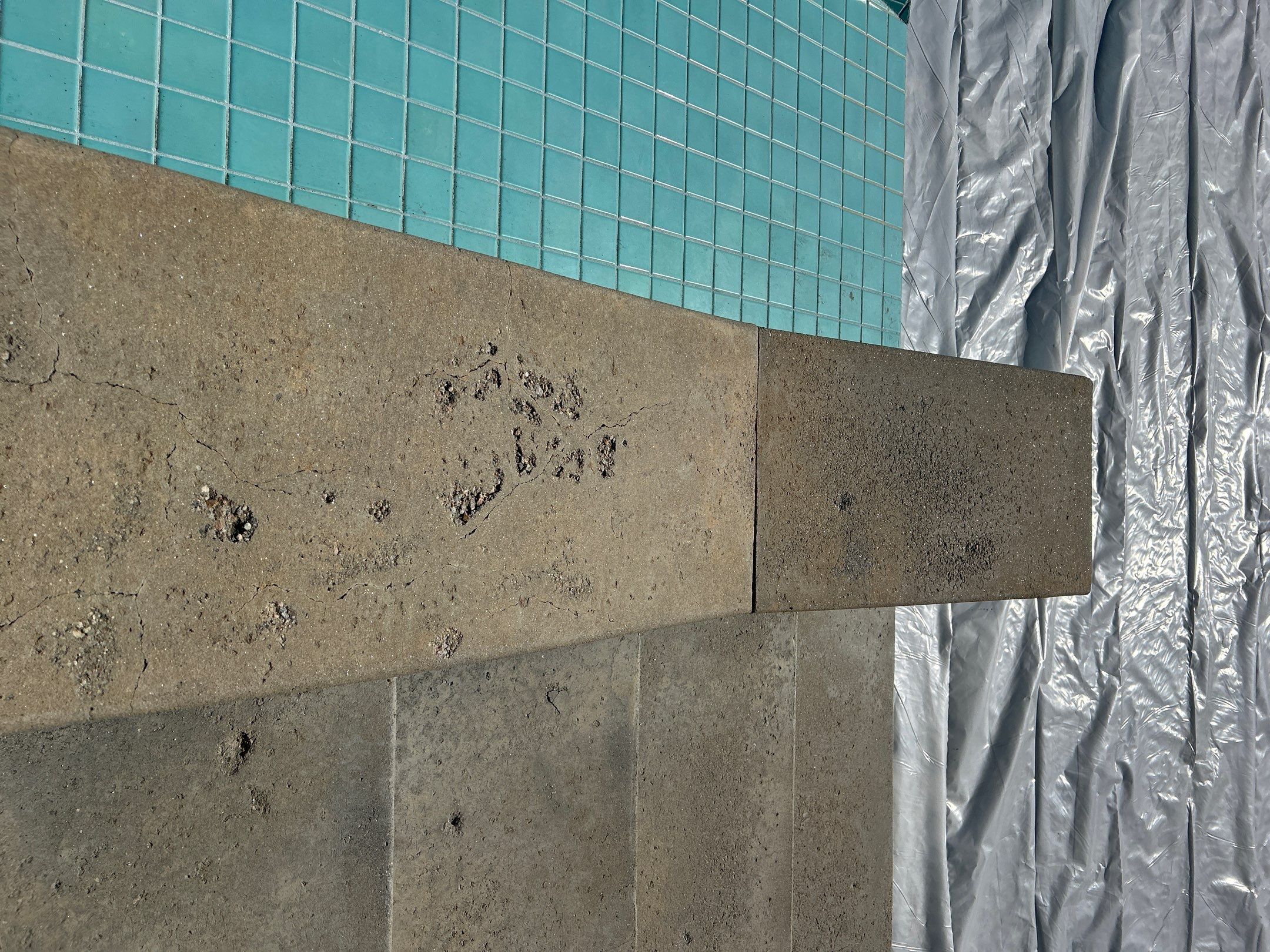 Sandblasting Concrete Back Patio In Calabasas, CA by La Power Washing Inc