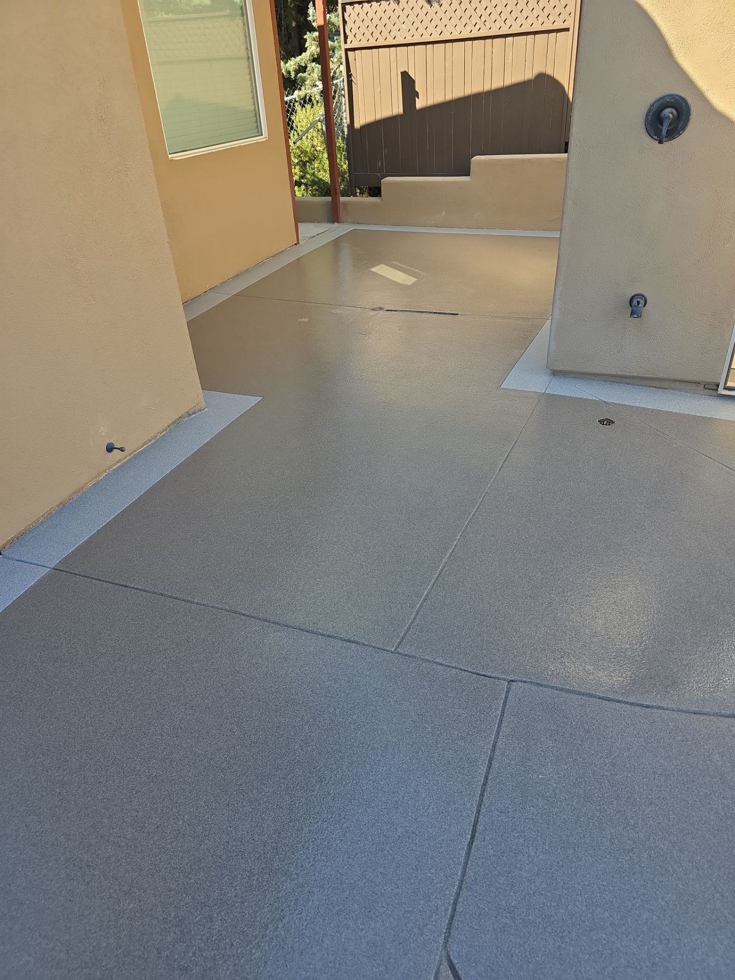 Quartz 2 tone Pool deck by Matt Gifford Painting LLC